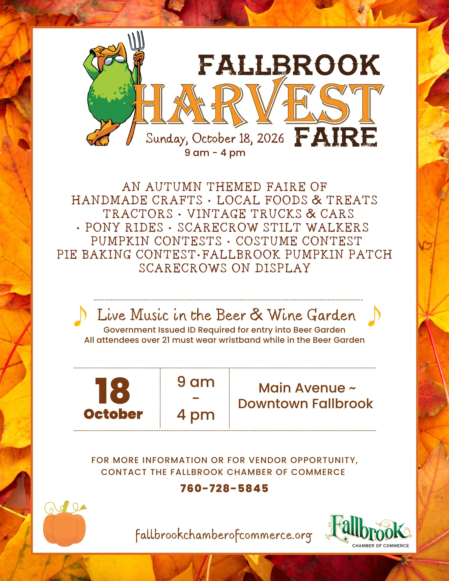 Fallbrook Harvest Faire 2026