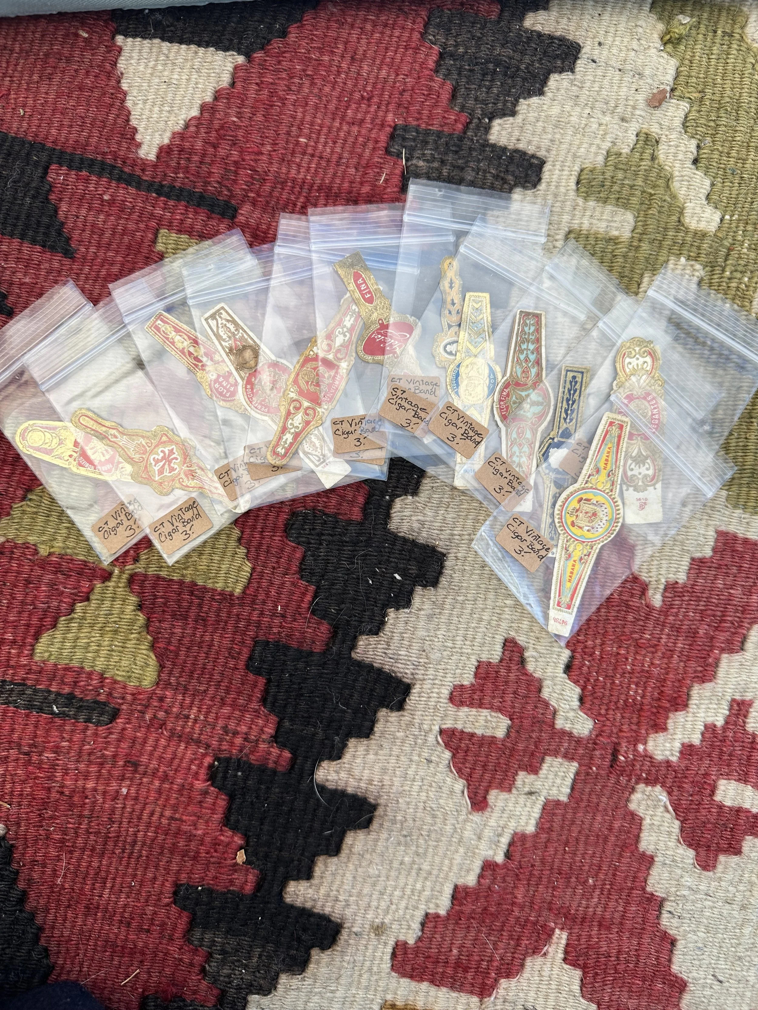 Assorted Vintage Cigar Bands