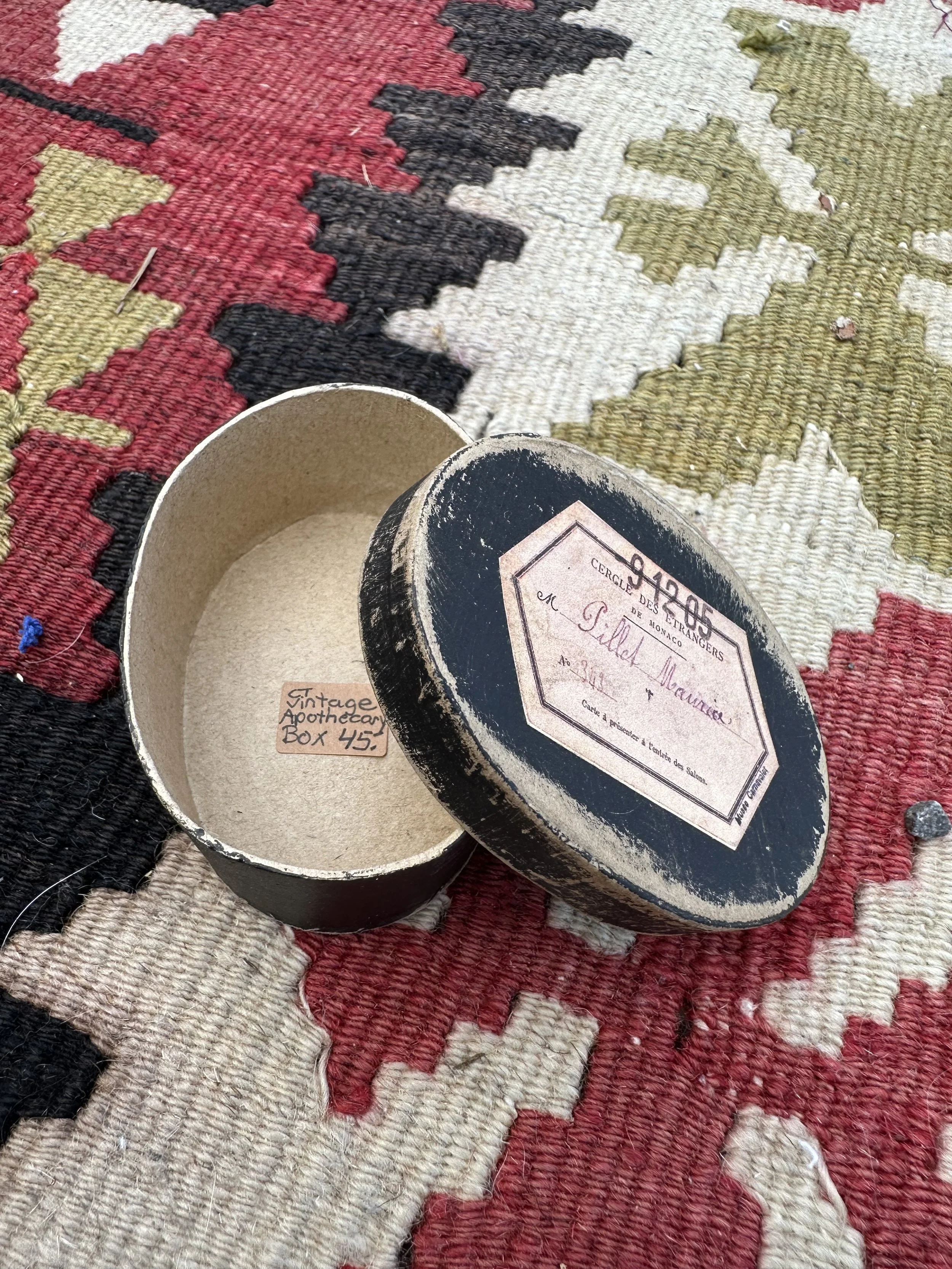 Vintage Apothecary Box