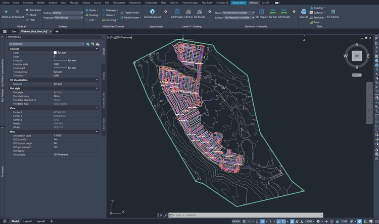 Dawn West civil engineering design in Civil 3D