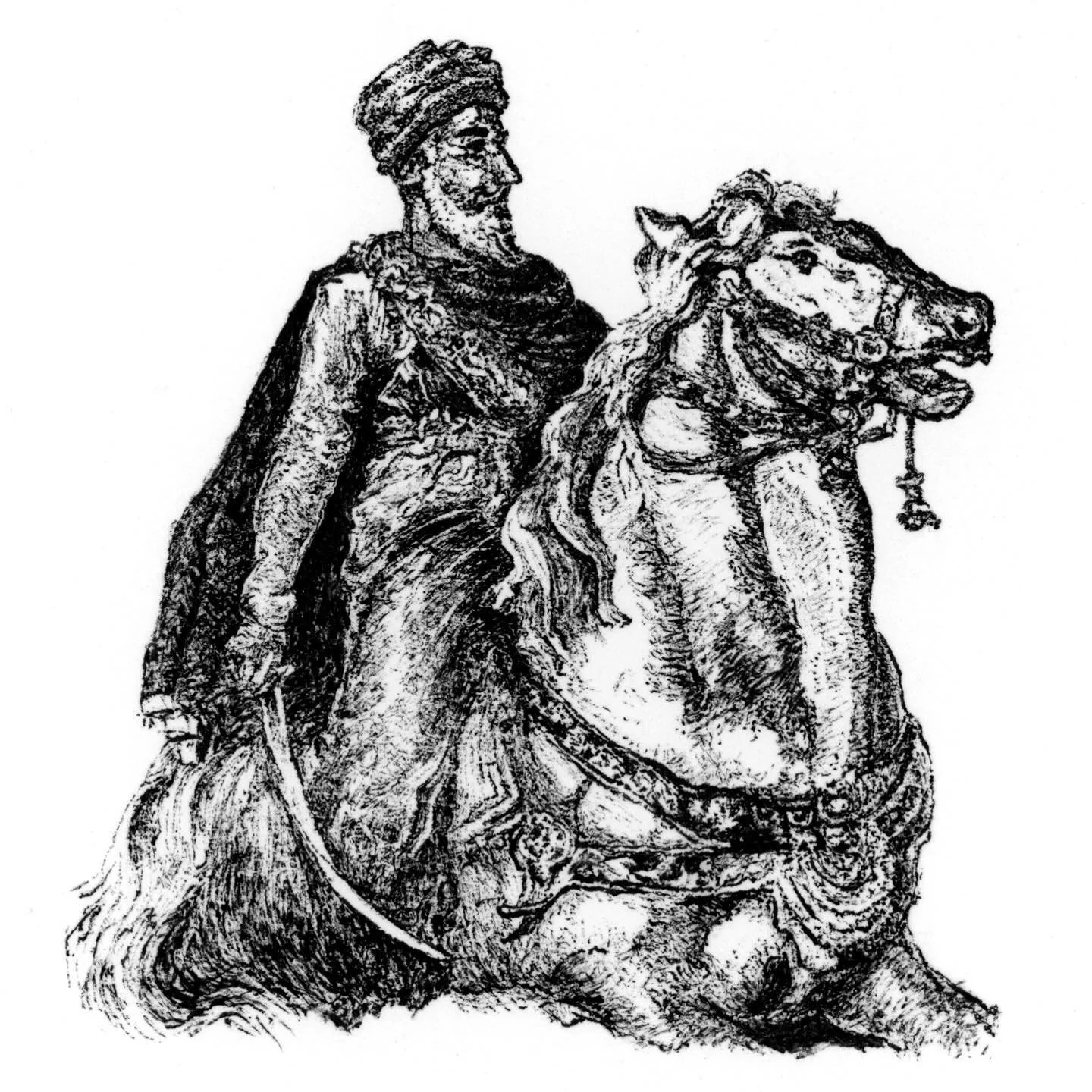 From the archives, pen and ink illustration of 11th century Persian assassin (2019)

#illustration #penandink #commissioned