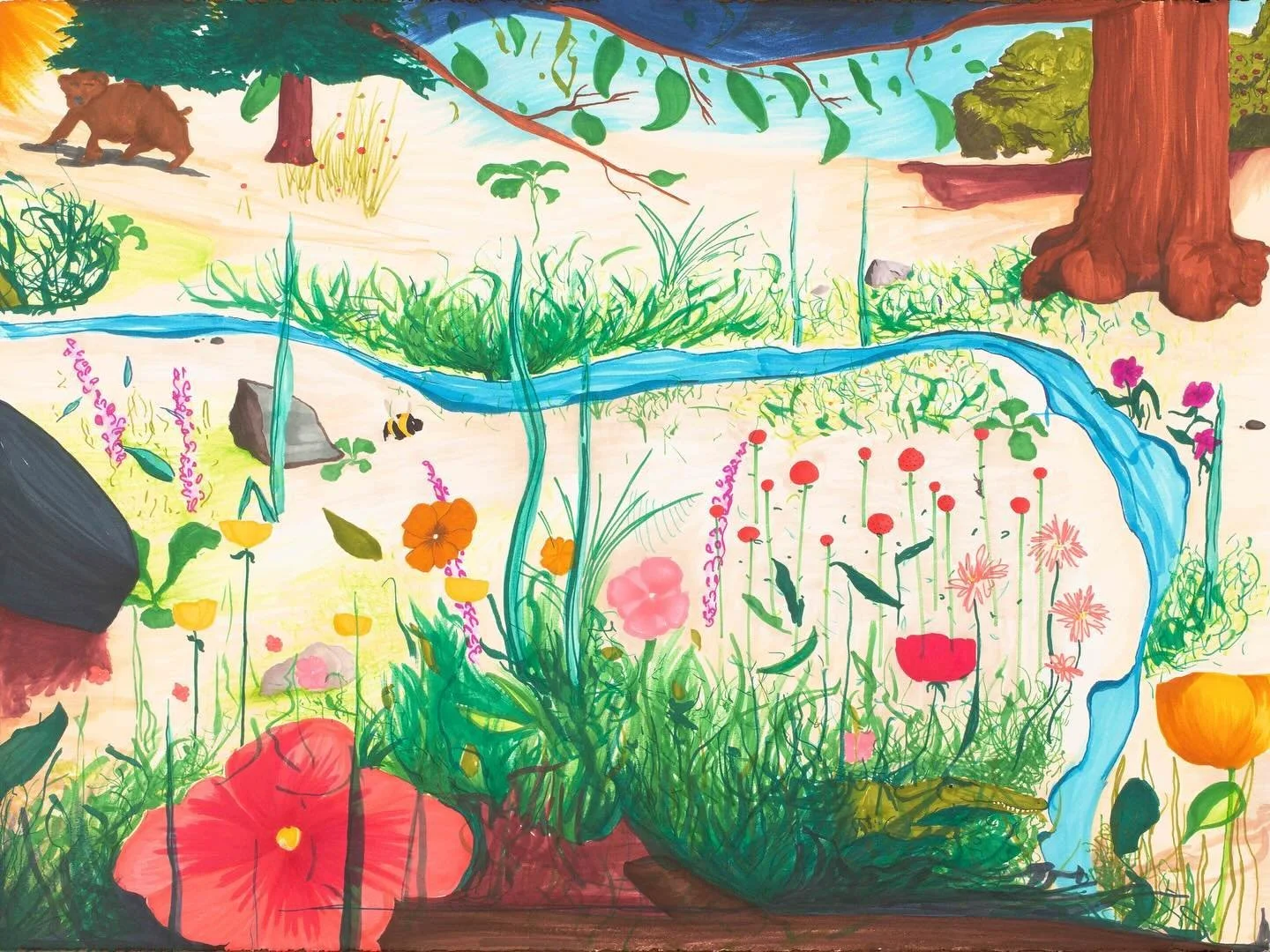 Flower X (A Walk in the Forest)
30x40 inches
Marker on paper
2024

From my series &lsquo;Botanical&rsquo; on view now at @ornithologyjazzclub 

[sold]