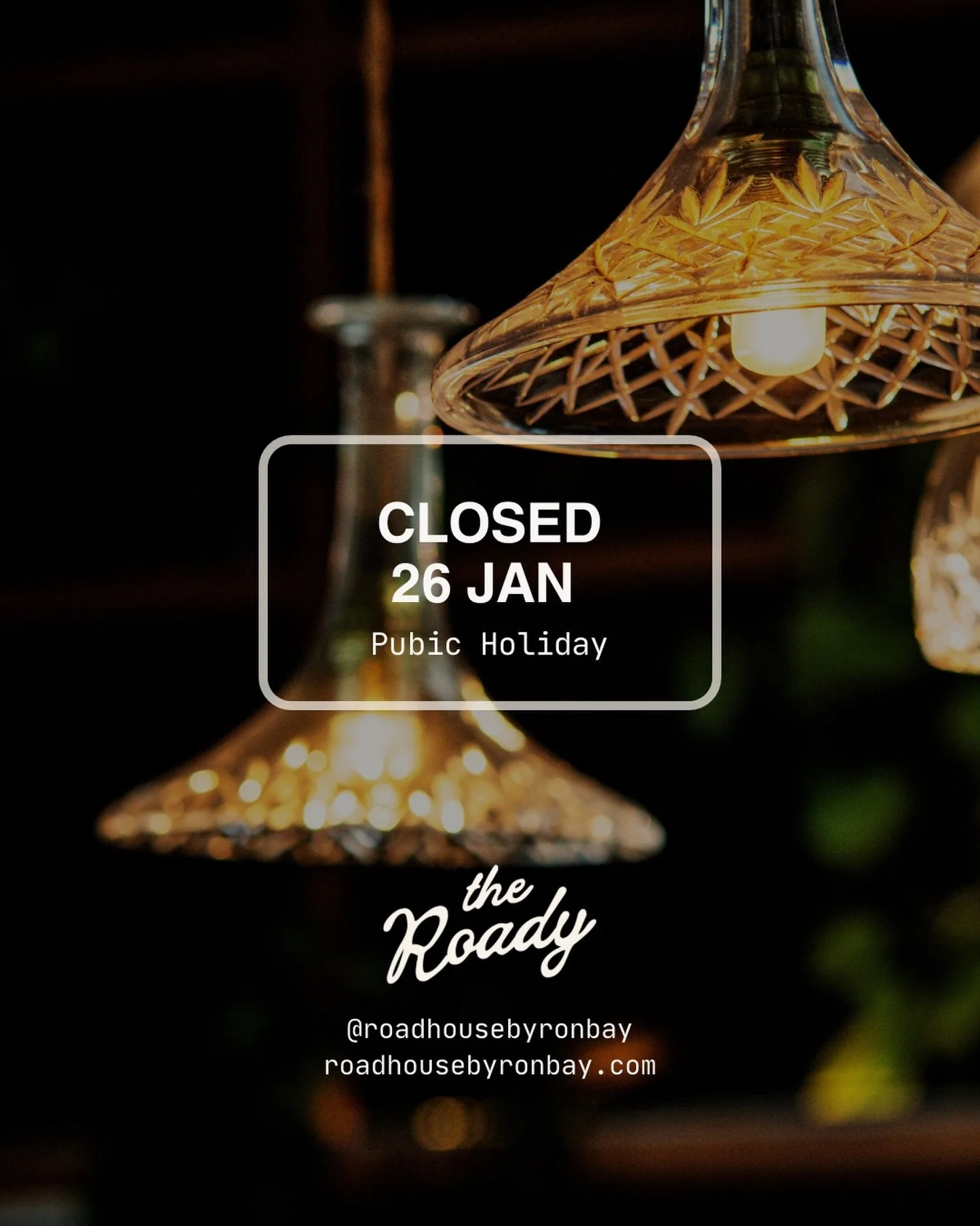 Back 7am Tuesday 27 Jan 💛