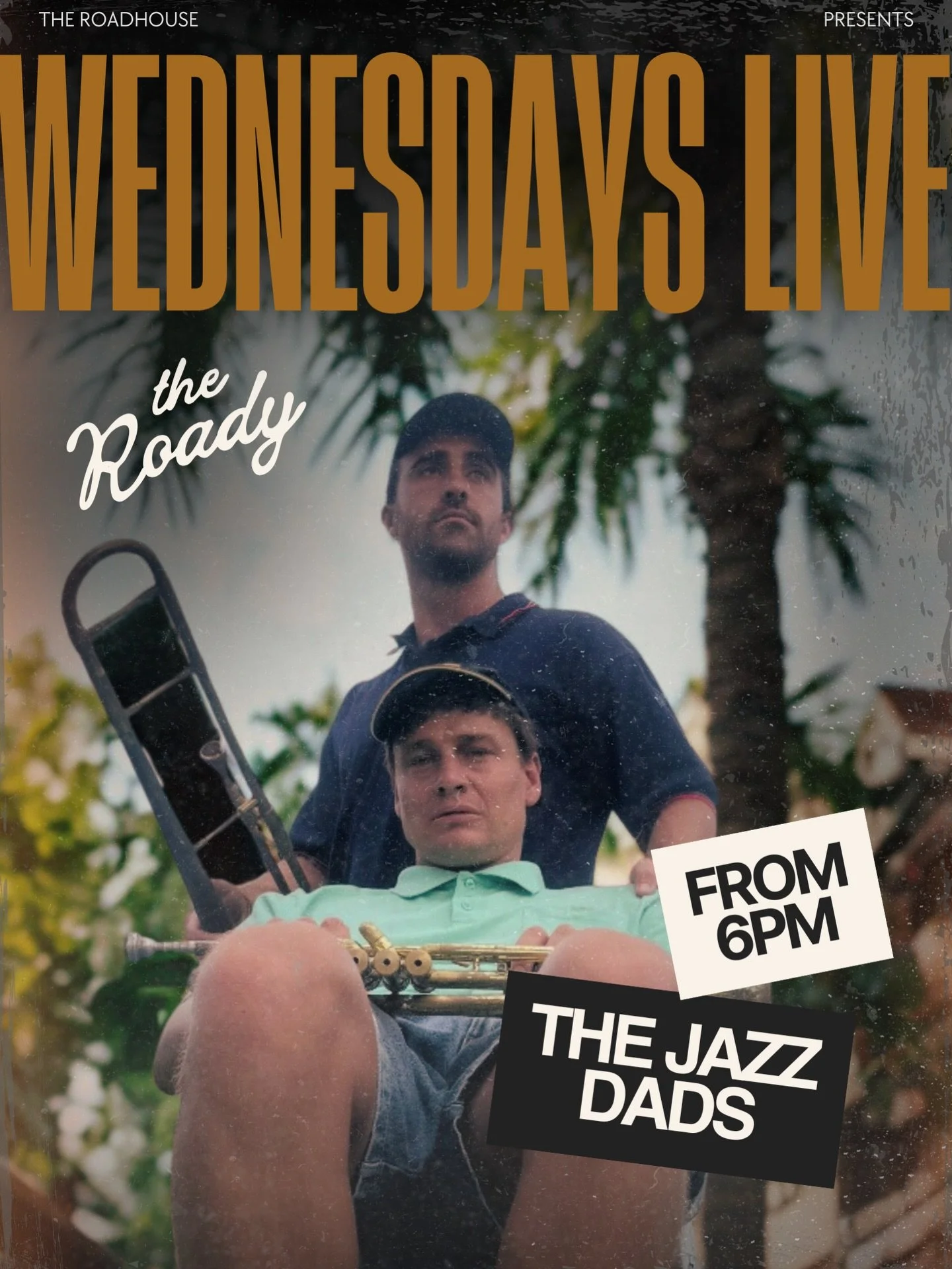 Jazz. Grooves. Dads. Bringing their lush loops, sultry horns + a lot of fun to the Roady for the first time tonight 💛