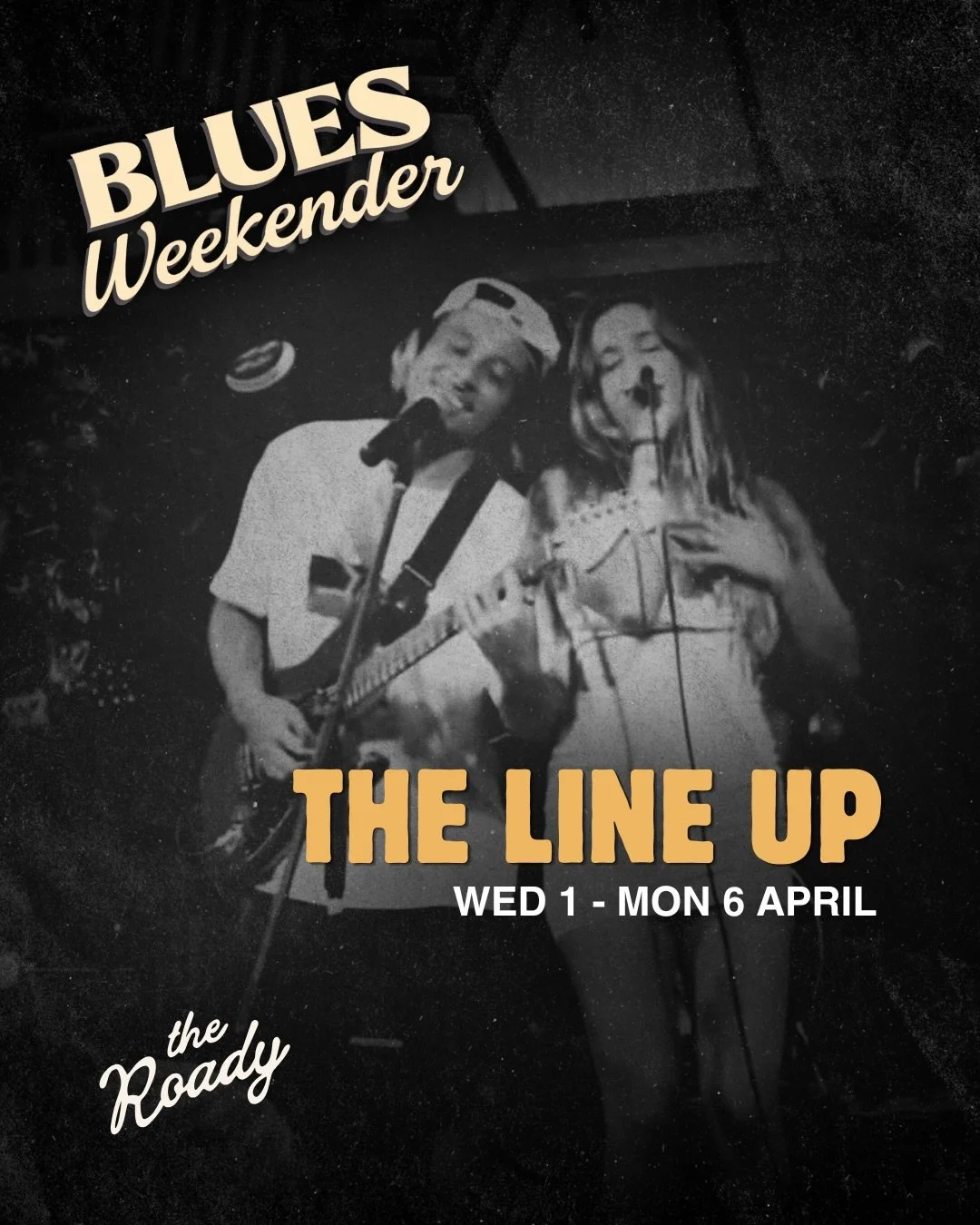 🎶 Lineup&rsquo;s locked + loaded for Blues Weekender at the Roadhouse 🎸 Four nights, four mornings of live music, kicking off Wednesday 1 April:

WEDNESDAY Night &mdash; Ino Pio

THURSDAY Night &mdash; Sheehy

FRIDAY Morning &mdash; Ino Pio Night &