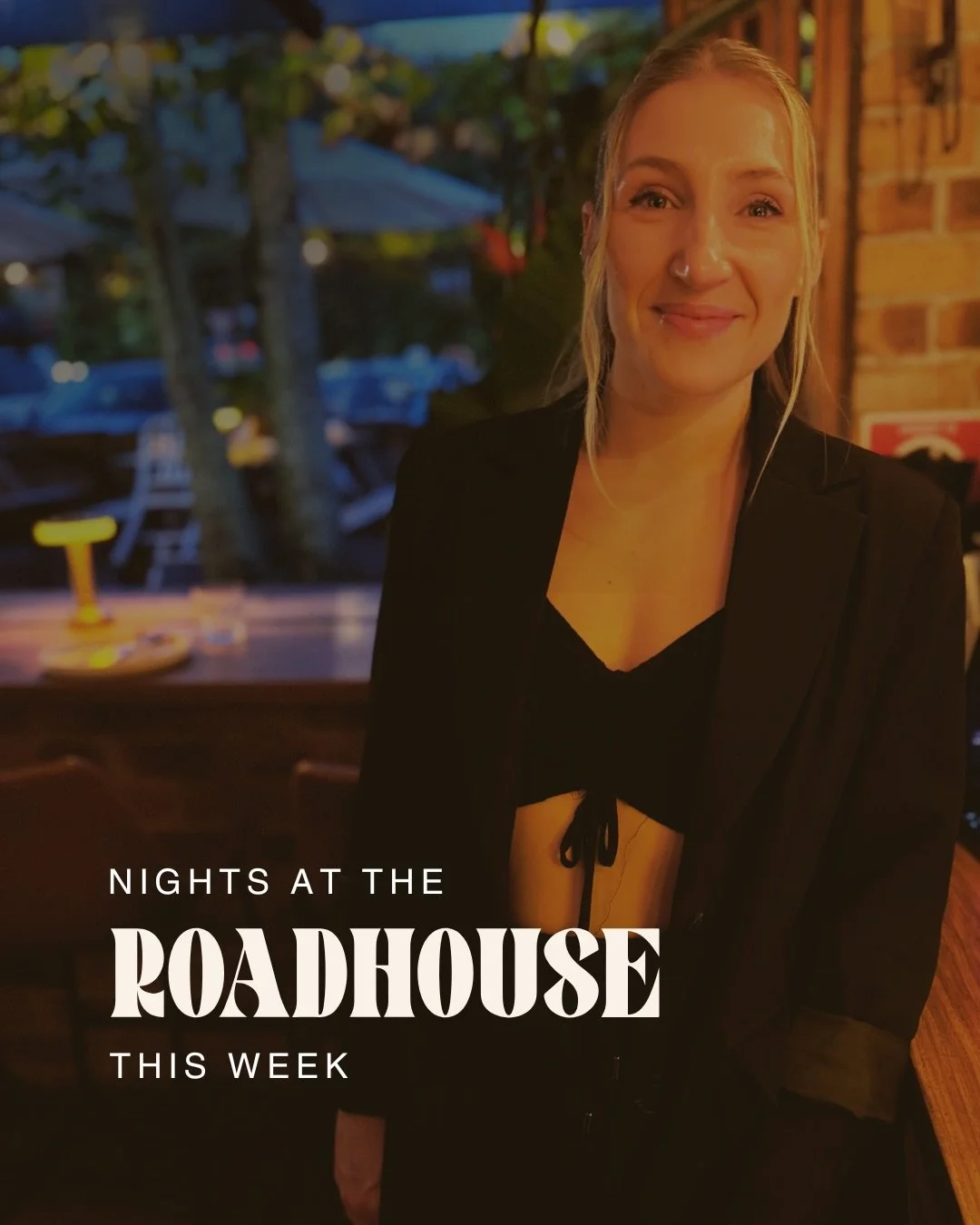 Nights at The Roadhouse this week 👇
🎸 Wednesday: Ana + Kimmy live from 6pm
🥩 Thursday: Steak Night $35 steak, fries + a glass of wine
🔒 Friday: Closed Friday Night for a private event
🎧 Saturday: DJ Deep Pepa from 5:30pm
Swipe through for the fu
