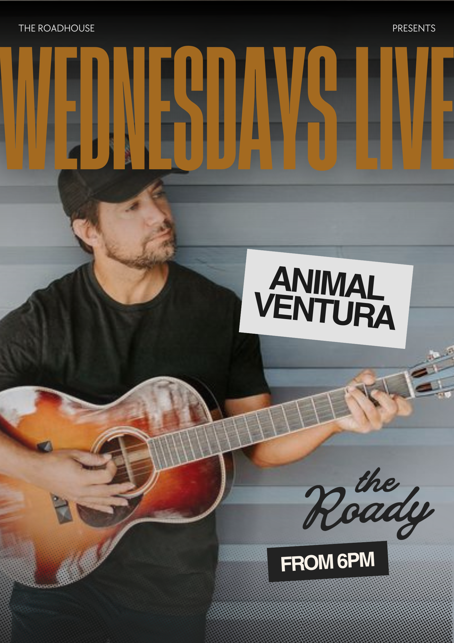 Animal Venture Live music at The Roadhouse Byron Bay 18 February