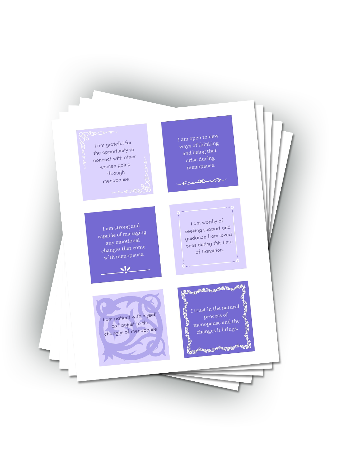 Menopause Affirmation Cards: Daily Reminders to Reclaim Your Power