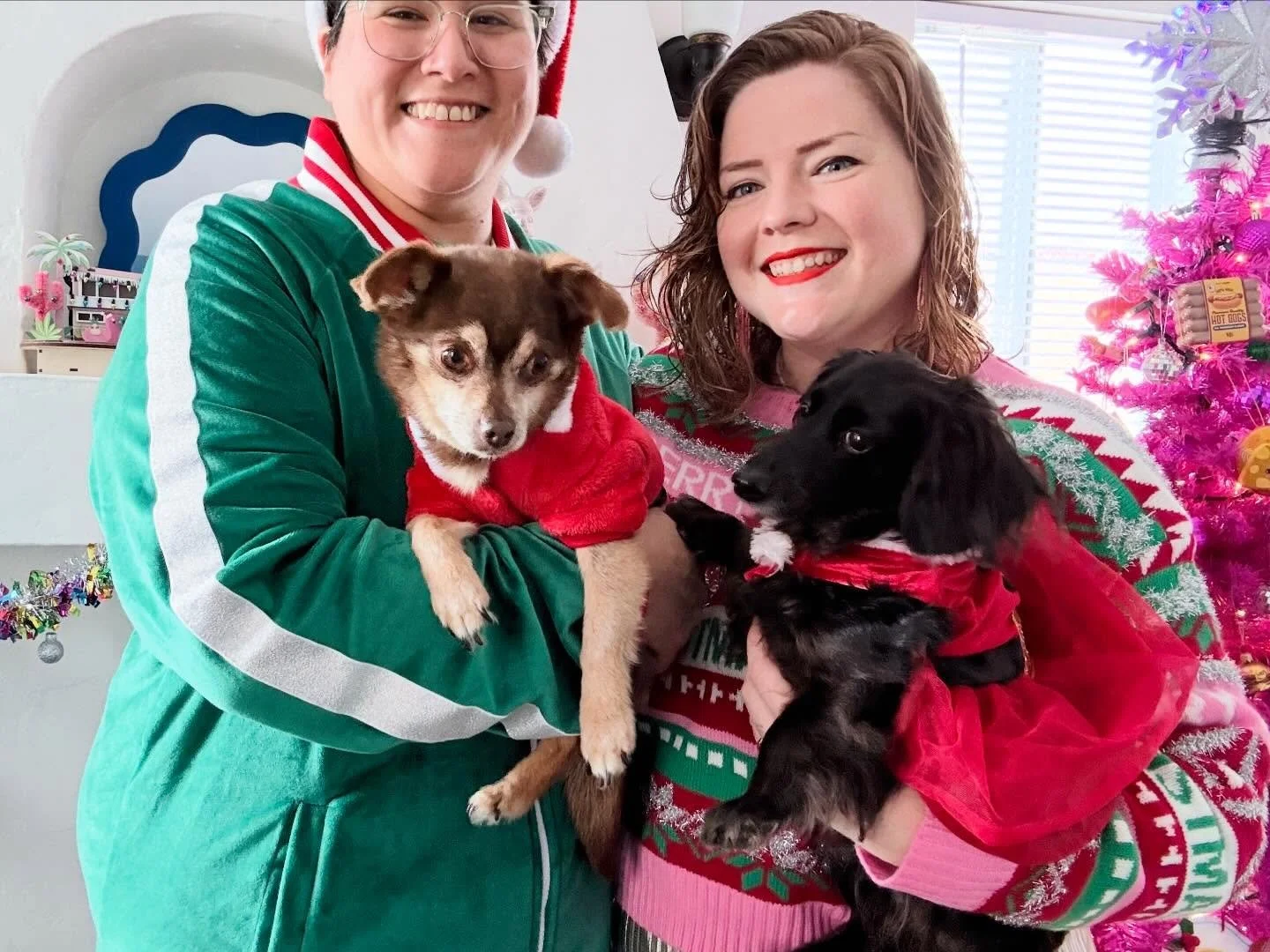 Caught the 20 min of sun for new lil family portrait!! Happy chillin and snackin + Merry Christmas!!! 🍪🍪🍪🤶🤶🤶🤶🤶💖🎄