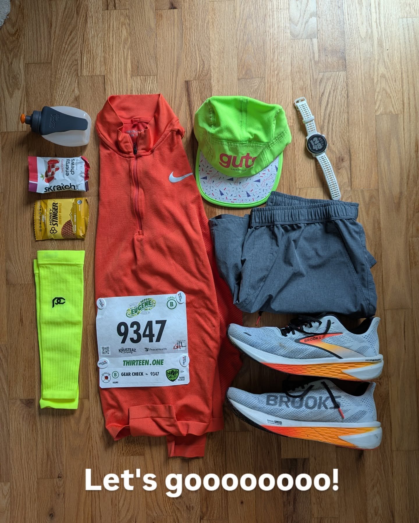 Time to get it! Running the Eugene 1/2 Marathon tomorrow. Find me if you'll be there! @eugenemarathon @greenvilleuptemposports