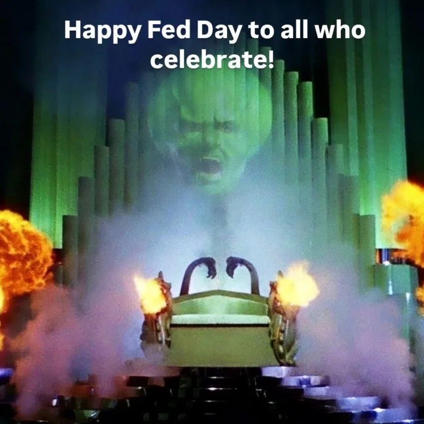 Happy Fed Day, y'all! No cuts this time, likely lots of bluster from the administration, rates keep on chuggin'.

#fed #federalreserve #jeromepowell #jeromepowellmemes #mortgage