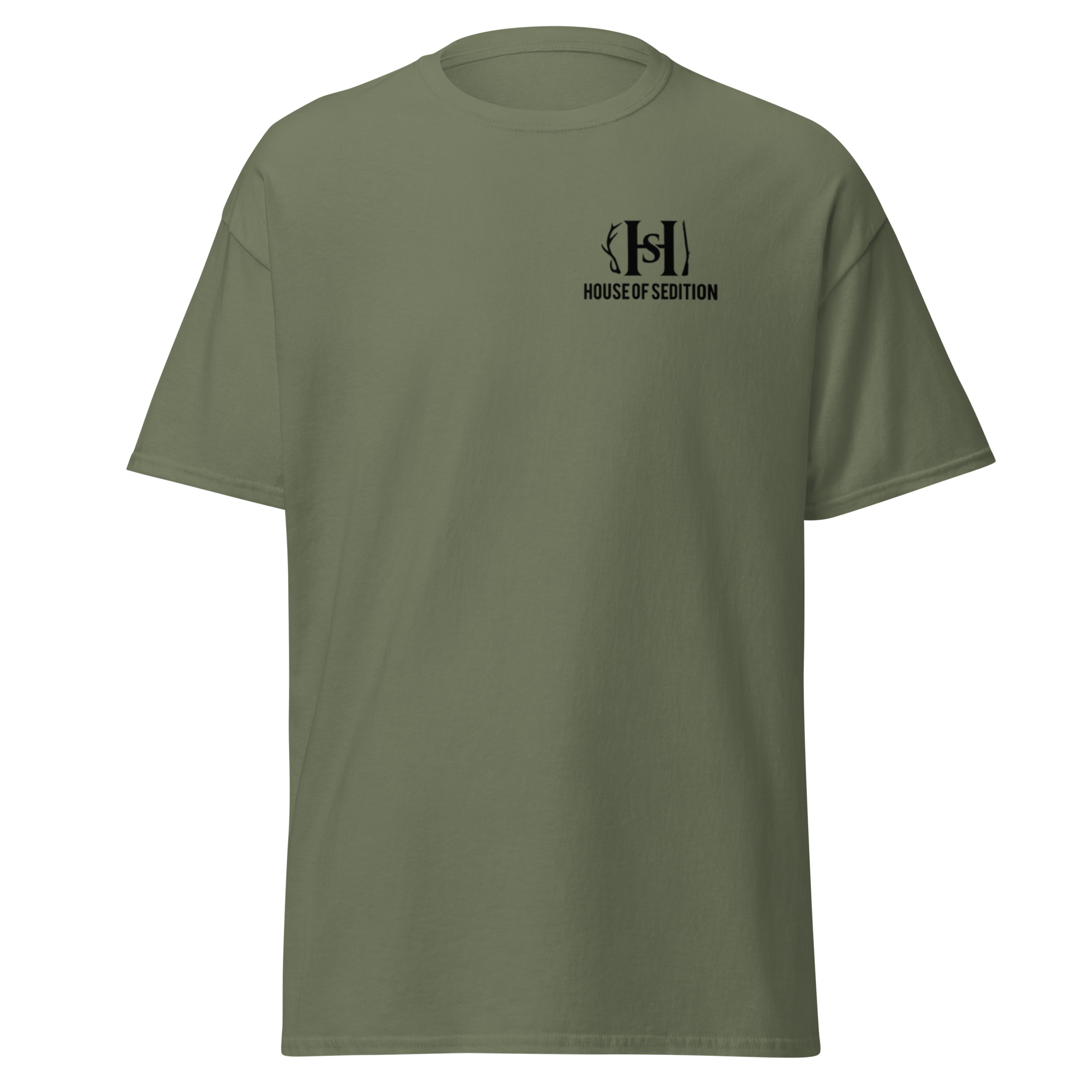unisex-classic-tee-military-green-front-678ef1df12cb2.png