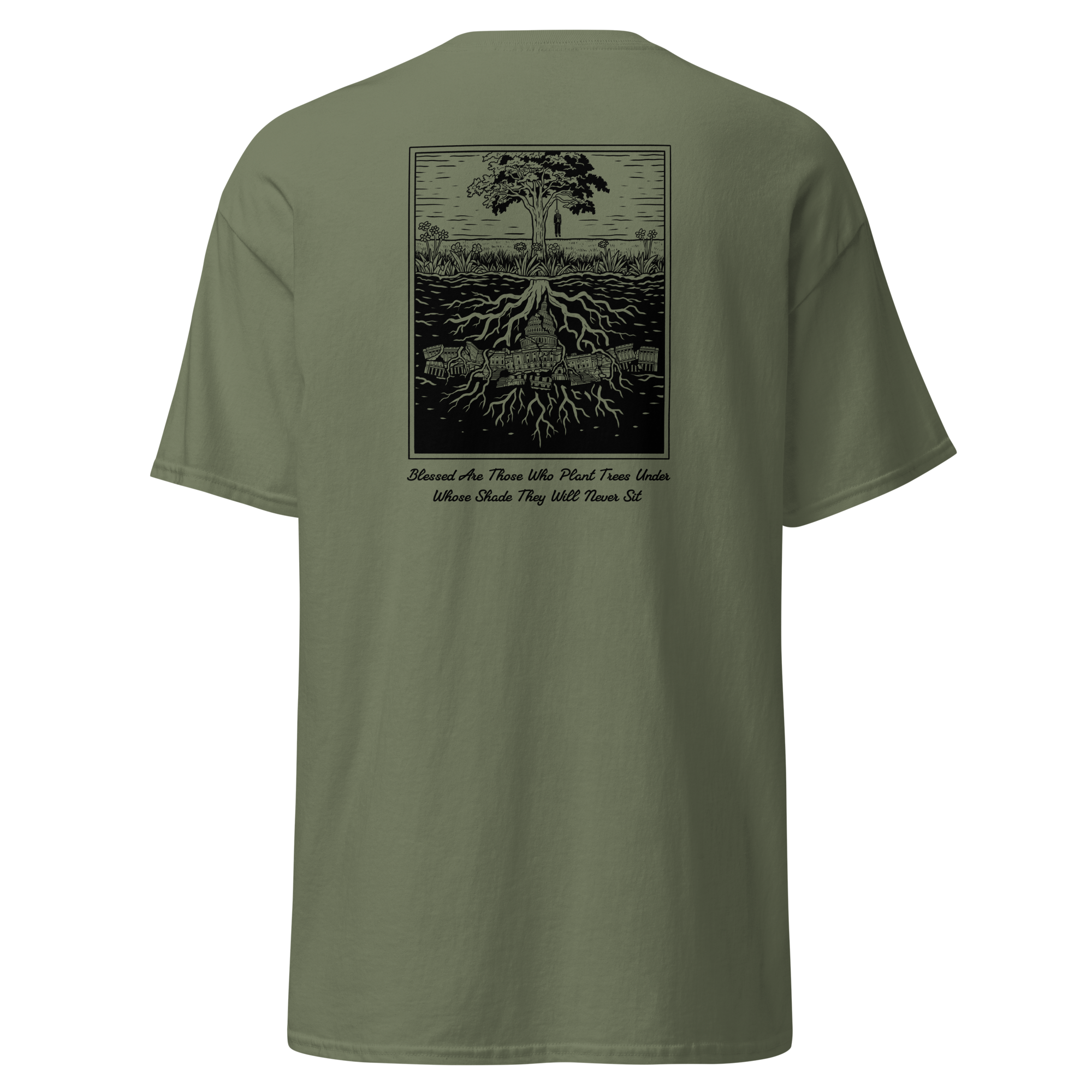 unisex-classic-tee-military-green-back-6ad53a06b7017.png