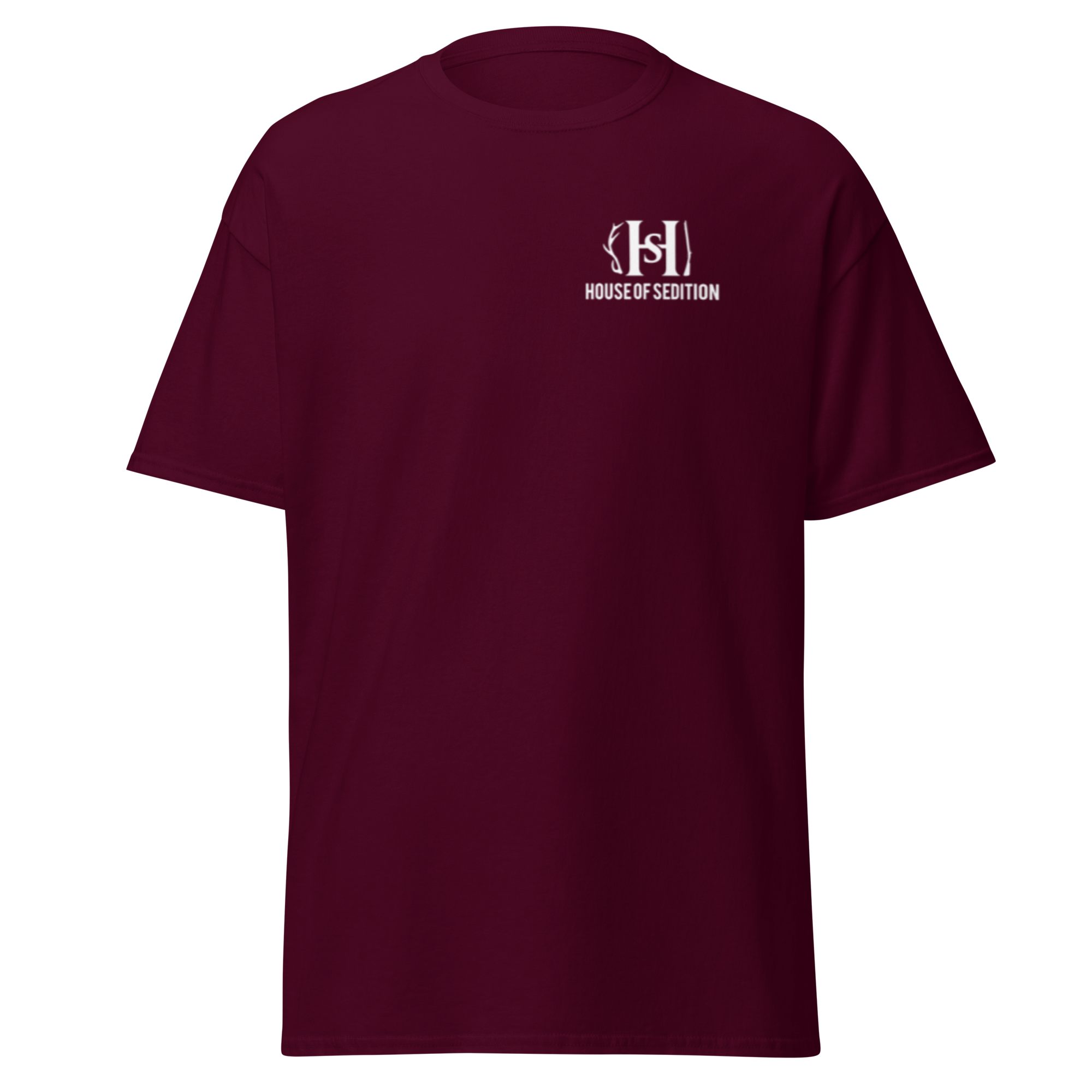 unisex-classic-tee-maroon-front-6ad543f06c8a8.png