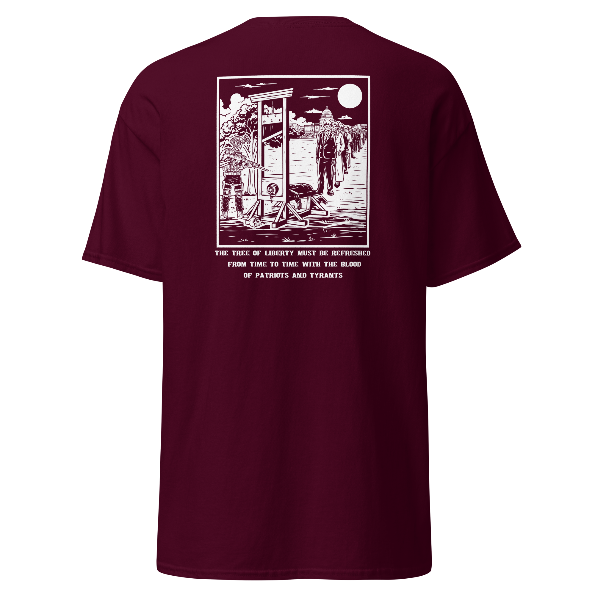 unisex-classic-tee-maroon-back-6ad55142921b0.png