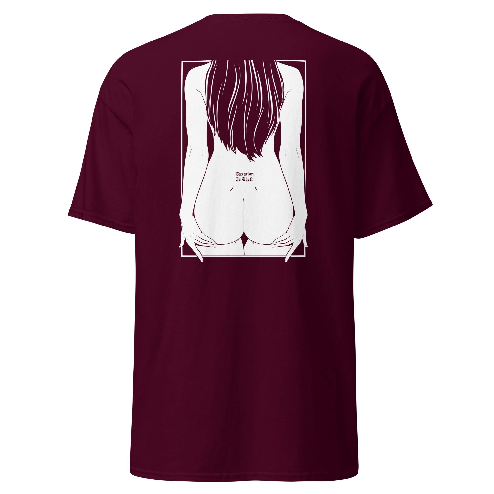 unisex-classic-tee-maroon-back-6ad559355559f.png
