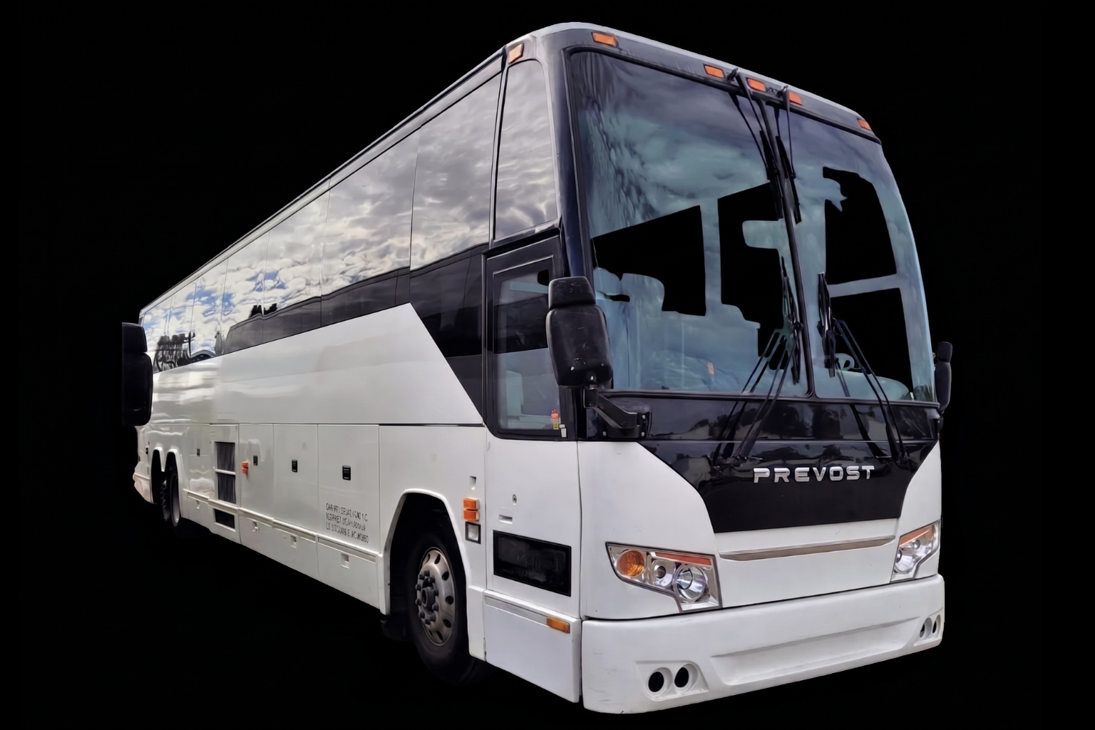 56 Passenger Prevost