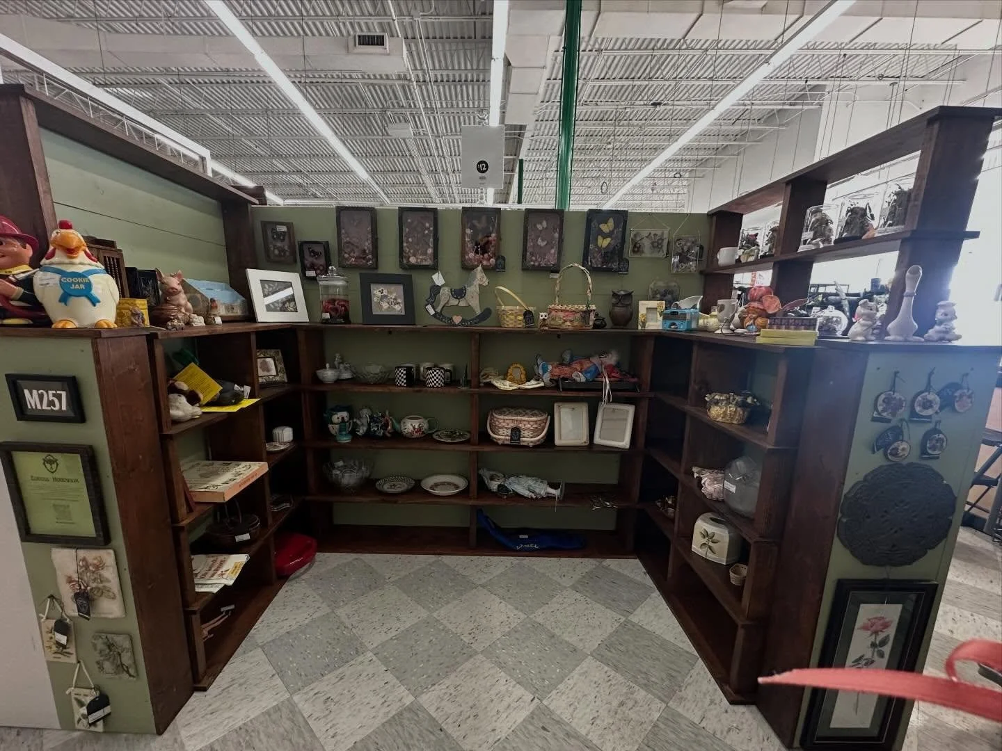 All set up in the new booth at Tinkers Treasures Antique Mall! Come check us out.