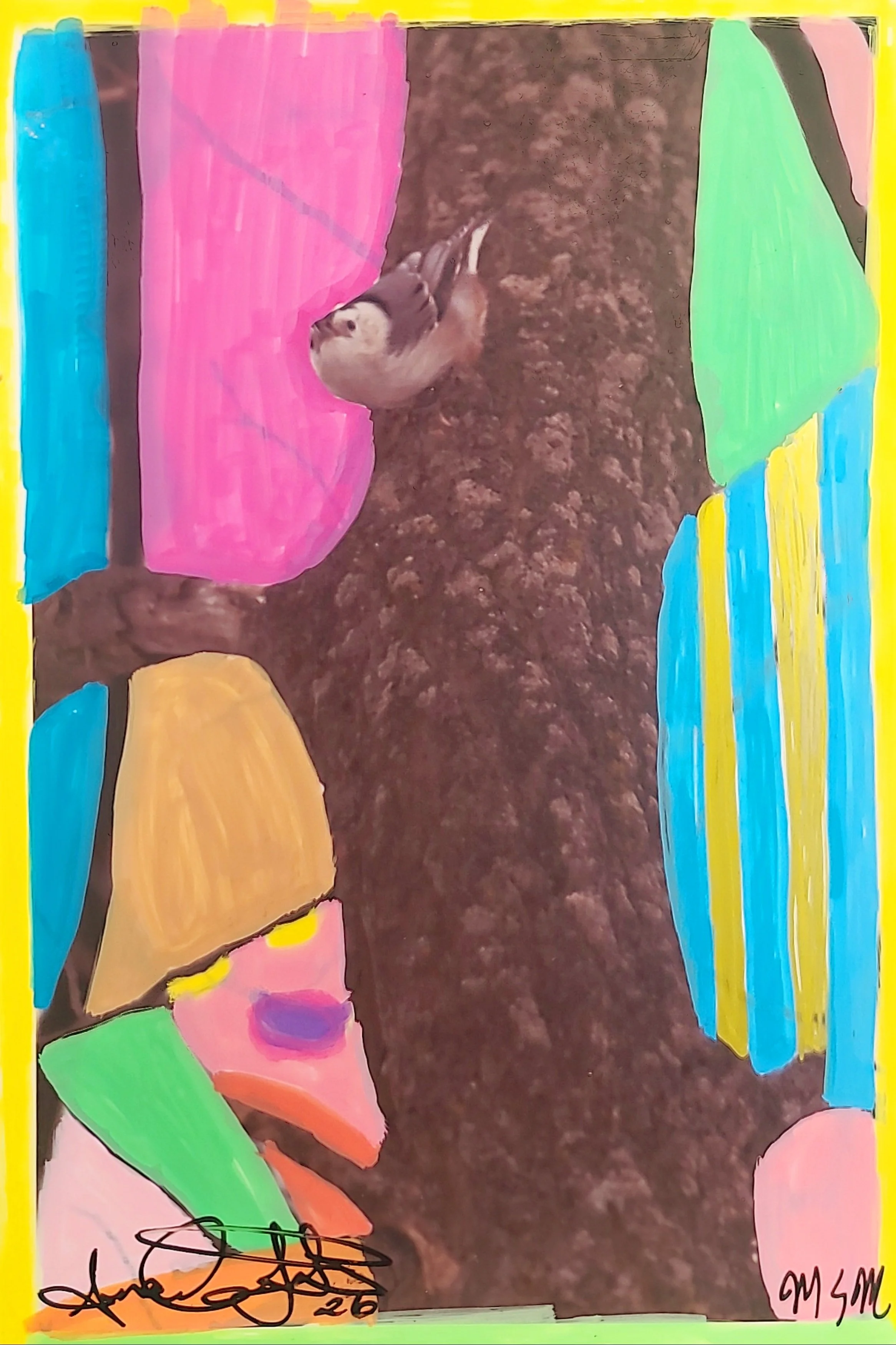 Variations on a Nuthatch #3