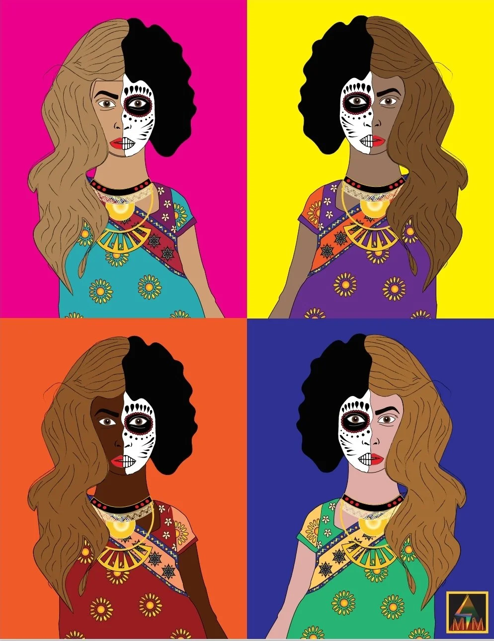 4 Ladies (Original Version) (8.5x11 Print)
