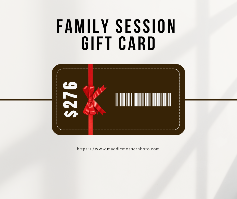 Family Session Gift Card