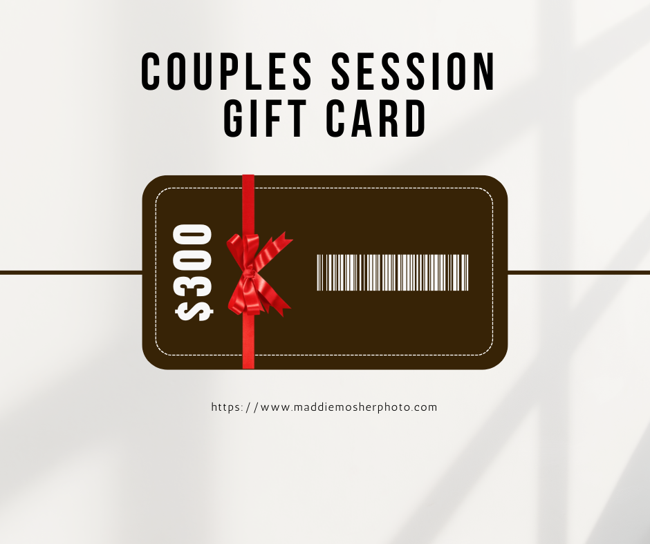 Couples Session Gift Card