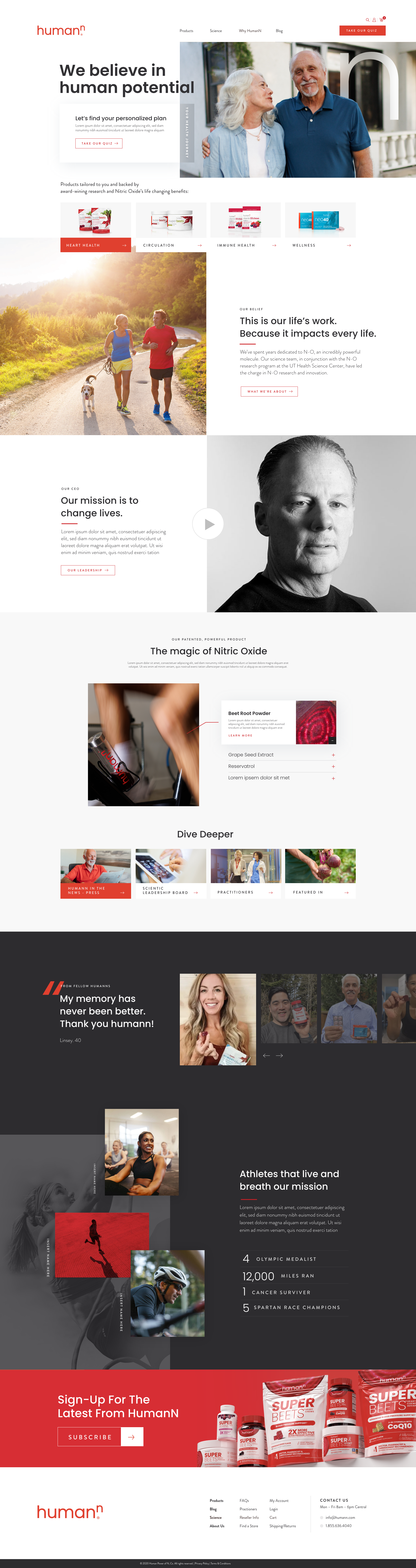 humann.com homepage 2.0