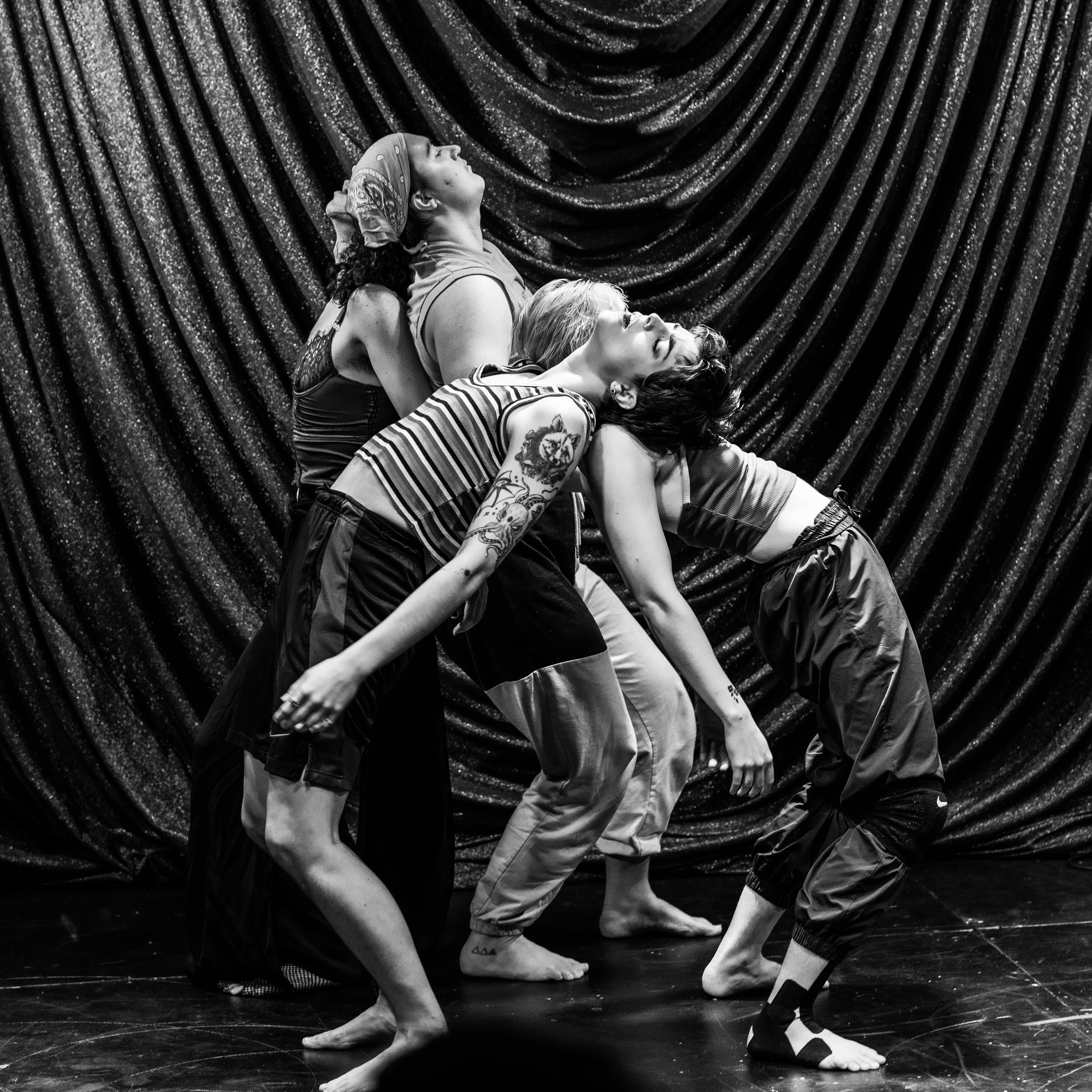 Queer Dance Freakout performs at Steppenwolf Theatre as a part of the Lookout Series in June 2023.