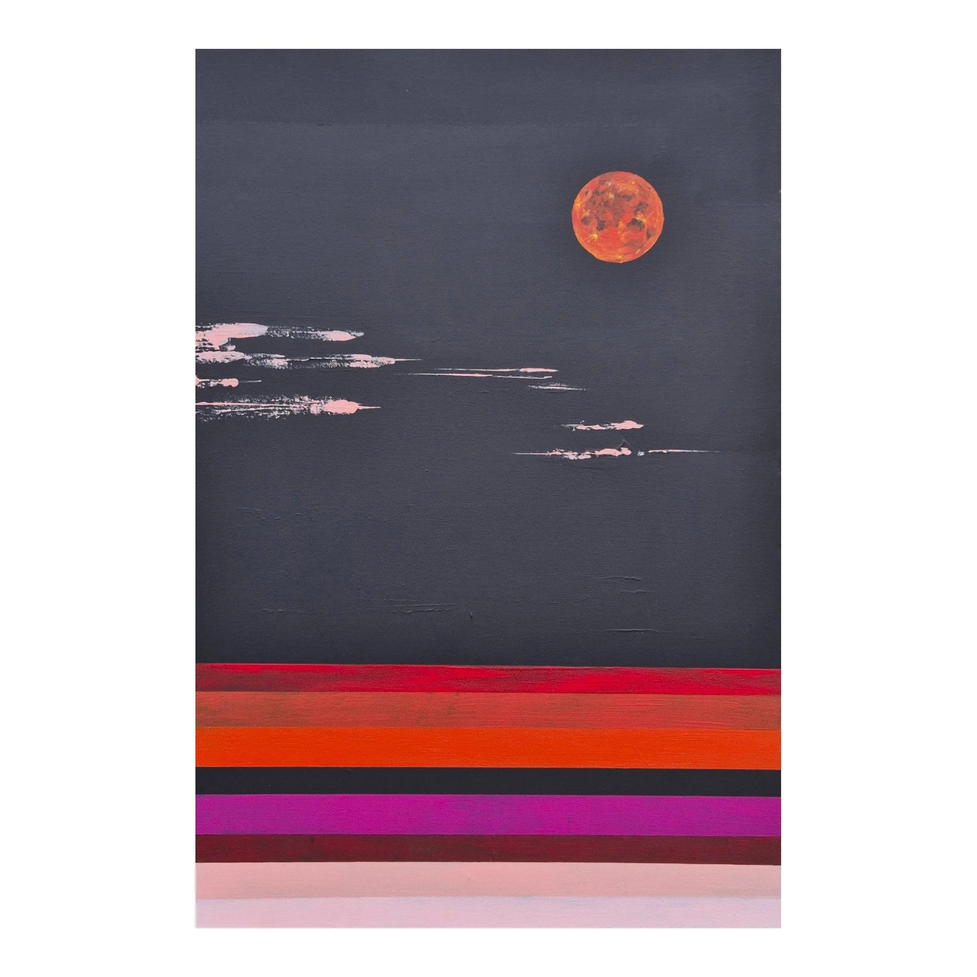 Blood Moon : 76 x 50 cm : $550