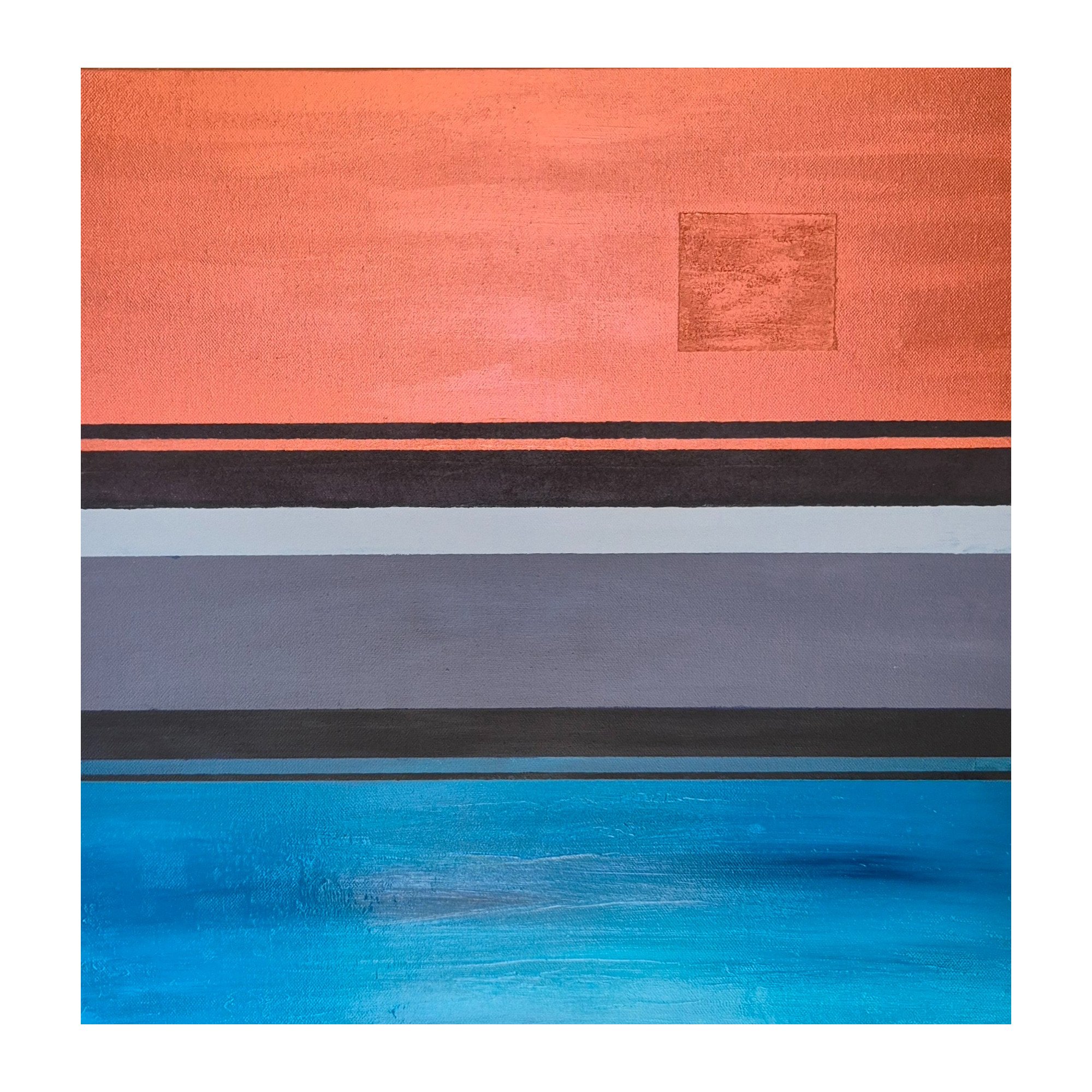 Copper Sunset : 40 x 40 cm : $450