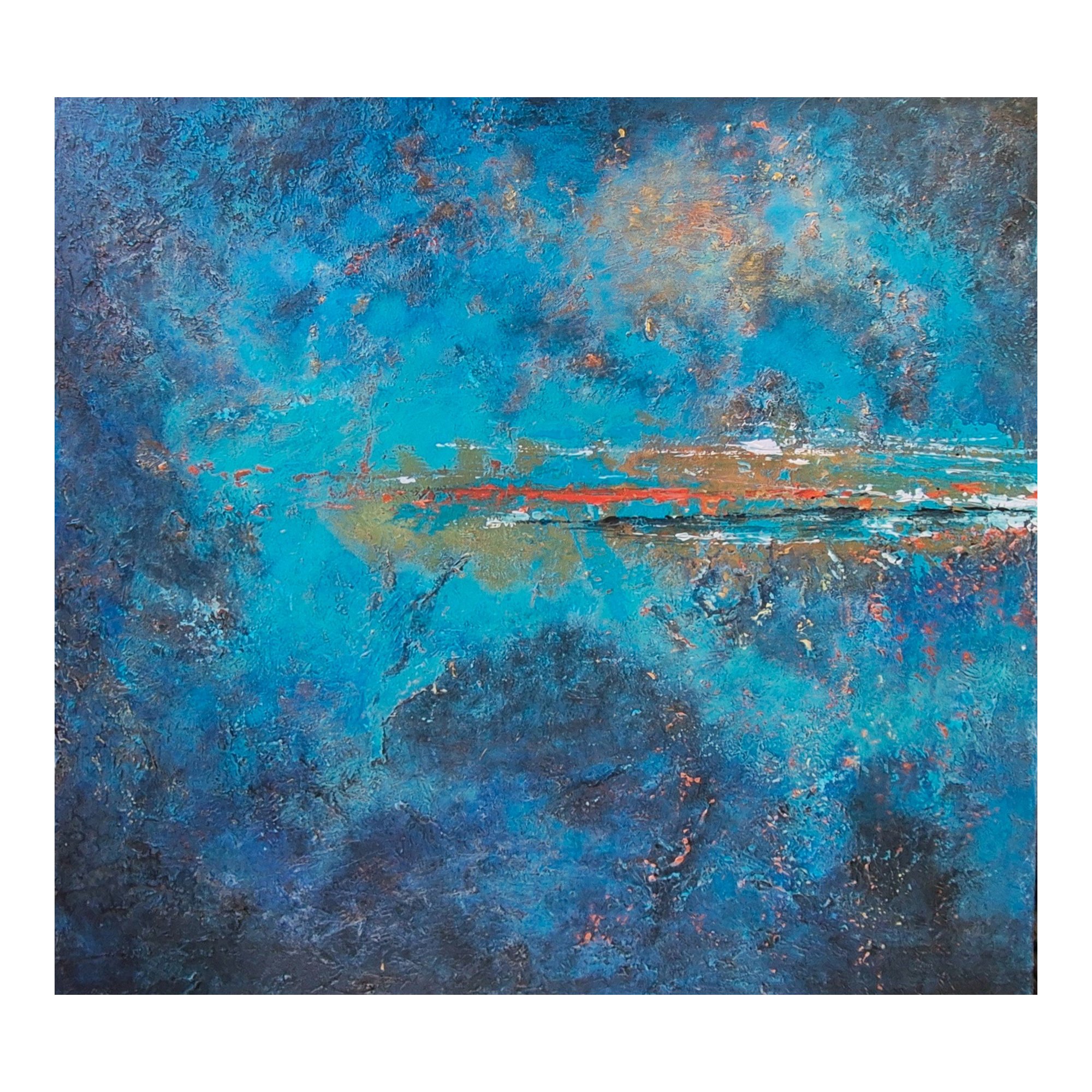 At the Edge of Seeing : Framed : 93 x 93 cm : Currently Unavailable