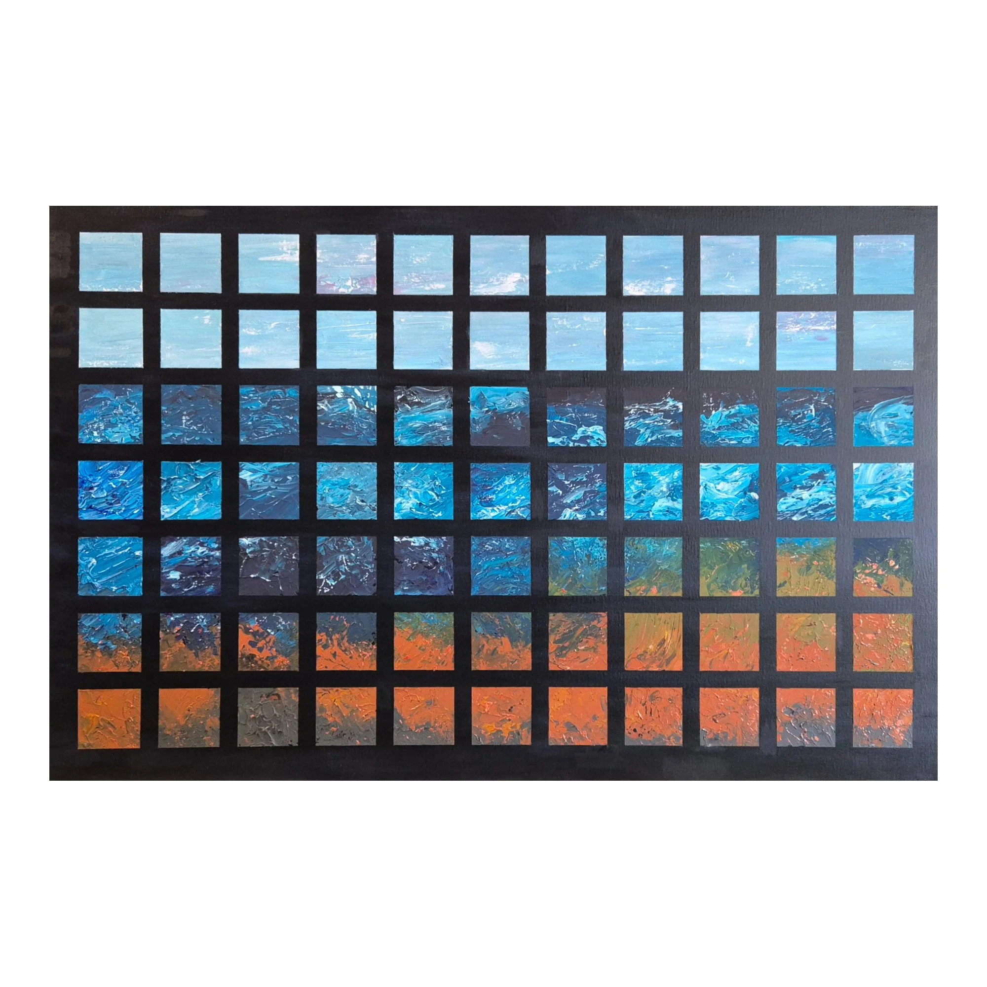The Edge of the World : 90 x 60 cm : $700