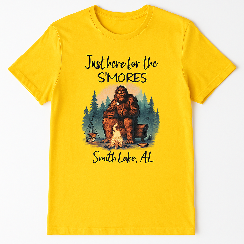 Tee | Smith Lake | Just here for the S'mores