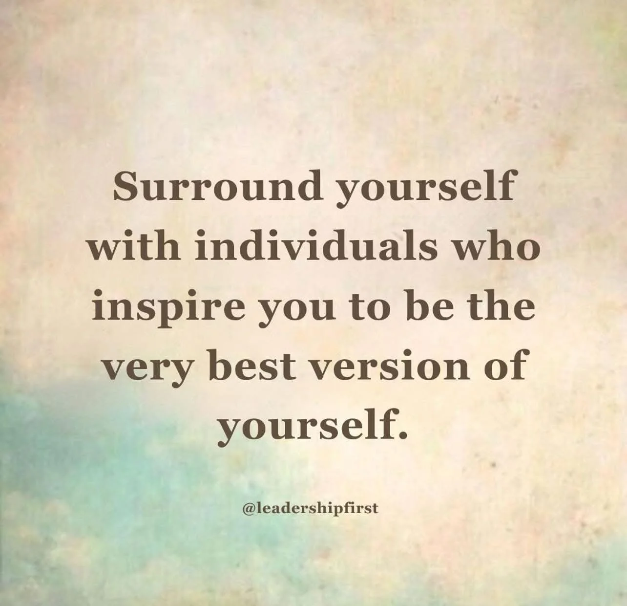 Your circle matters!😊