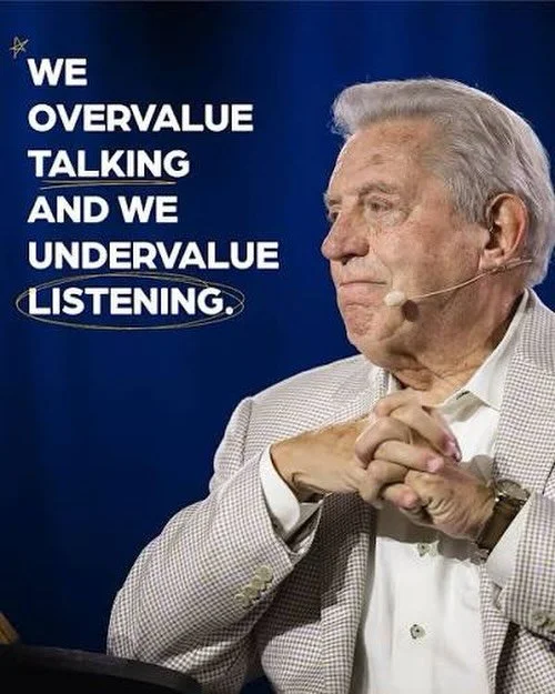 I recently posted this quote from John Maxwell and it resonated with so many. There&rsquo;s a reason posts about listening more resonate so deeply.

Because most people aren&rsquo;t craving louder voices&hellip;
they&rsquo;re craving to be heard.

In
