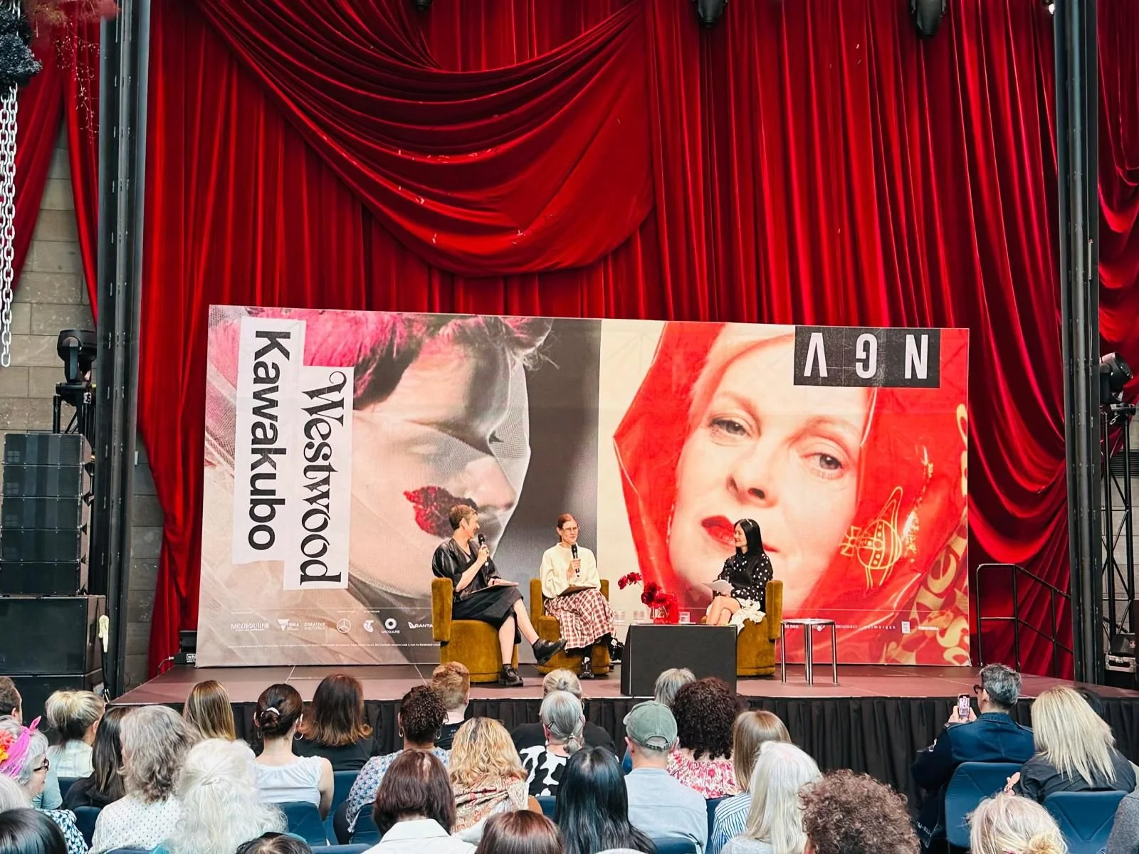HOST AT THE NATIONAL GALLERY OF VICTORIA (MELBOURNE) FOR WESTWOOD / KAWAKUBO GLOBAL OPENING WEEKEND.