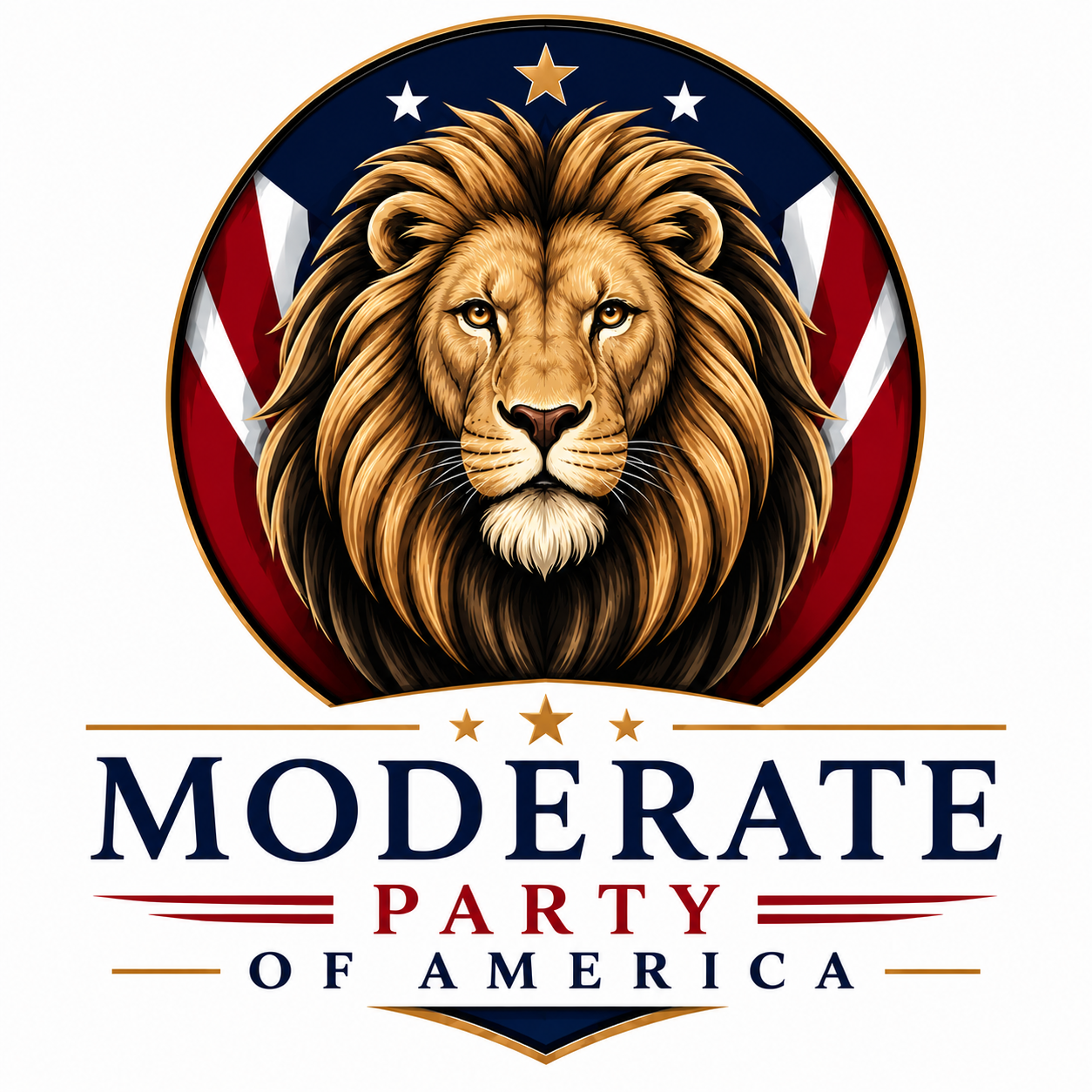 Moderate Party of America lion emblem