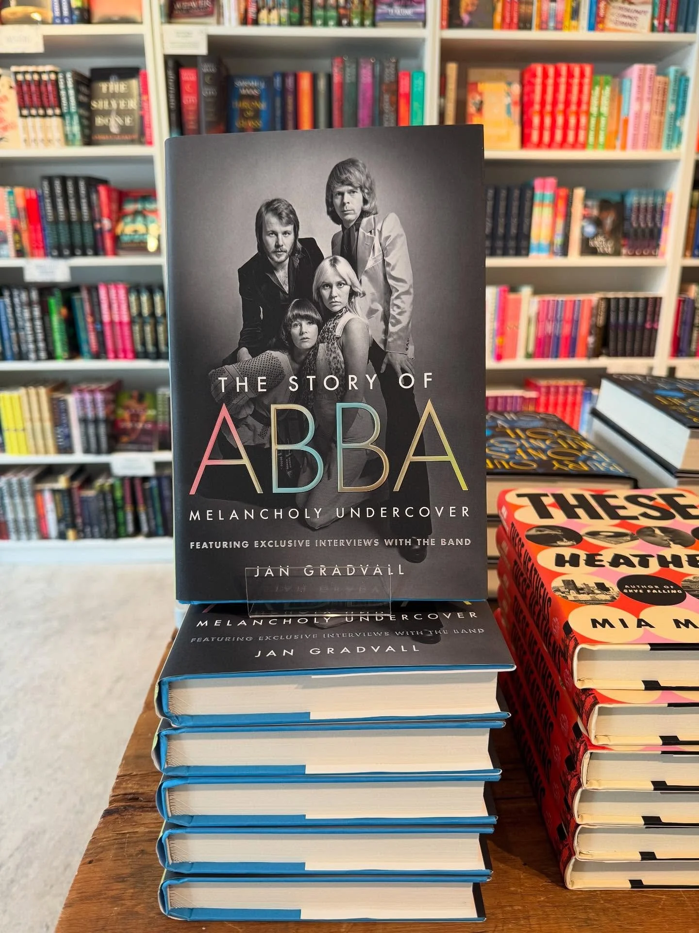 New Release Tuesday! ✨
🌺 The Story of ABBA Melancholy Undercover - Jan Gradvall
🌺 These Heathens - Mia McKenzie
Come get your copies on this beautiful day at Ink & Ivy Book Boutique, Madison WI 🌿