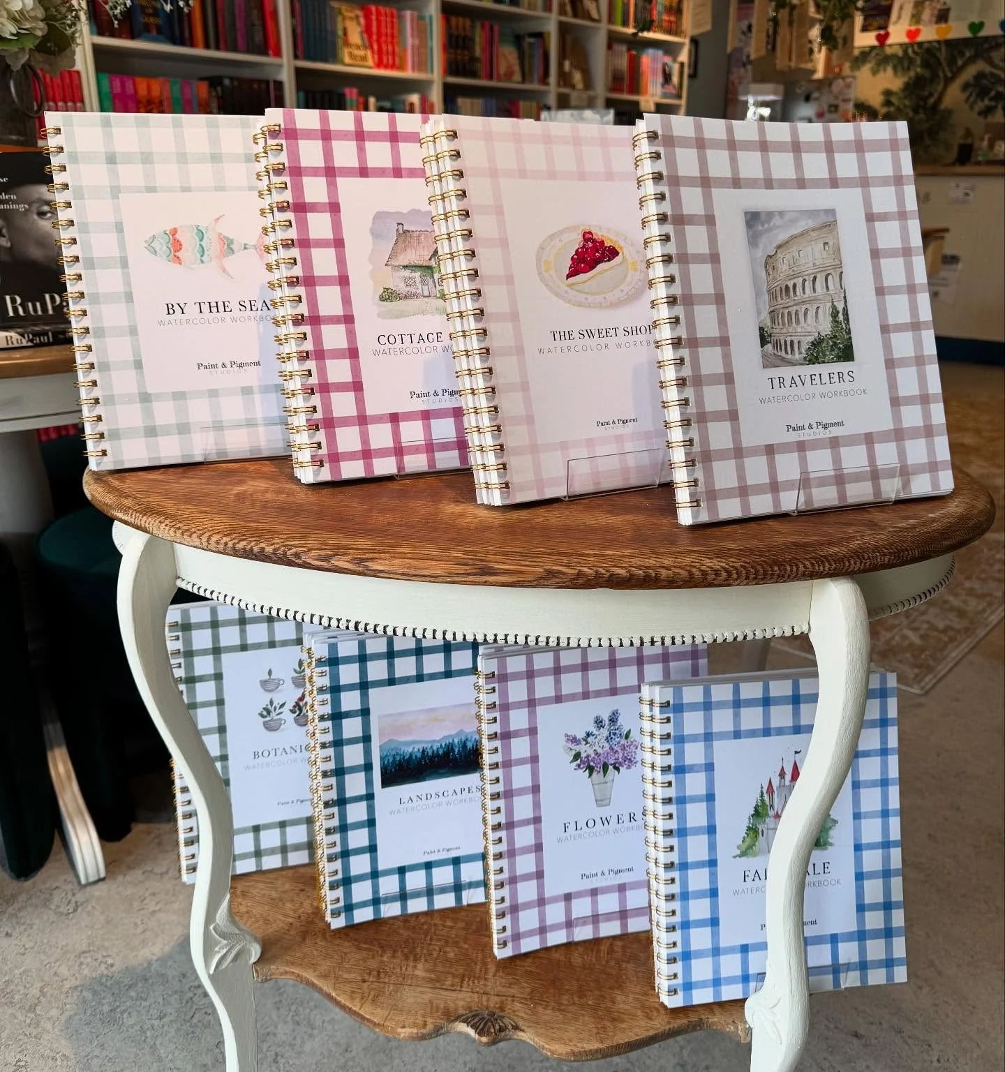We are so excited to announce that Ink & Ivy is now an exclusive Madison Area carrier of Paint & Pigment Studios! 🎨 
These beautiful Watercolor Workbooks are our new summer obsession! ☀️🌺