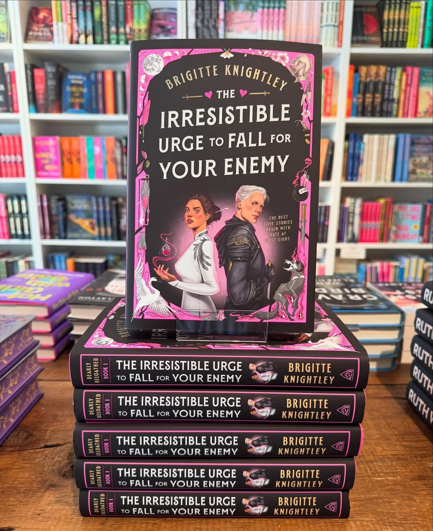 New Release Tuesday!! ✨
🌺The Irresistible Urge to Fall For Your Enemy (The Dearly Beloathed Duology Book 1) by Brigitte Knightley
🌺Rose in Chains (Deluxe Limited Edition) (The Evermore Trilogy #1) by Julie Soto 
🌺The Woman in Suite 11 by Ruth War