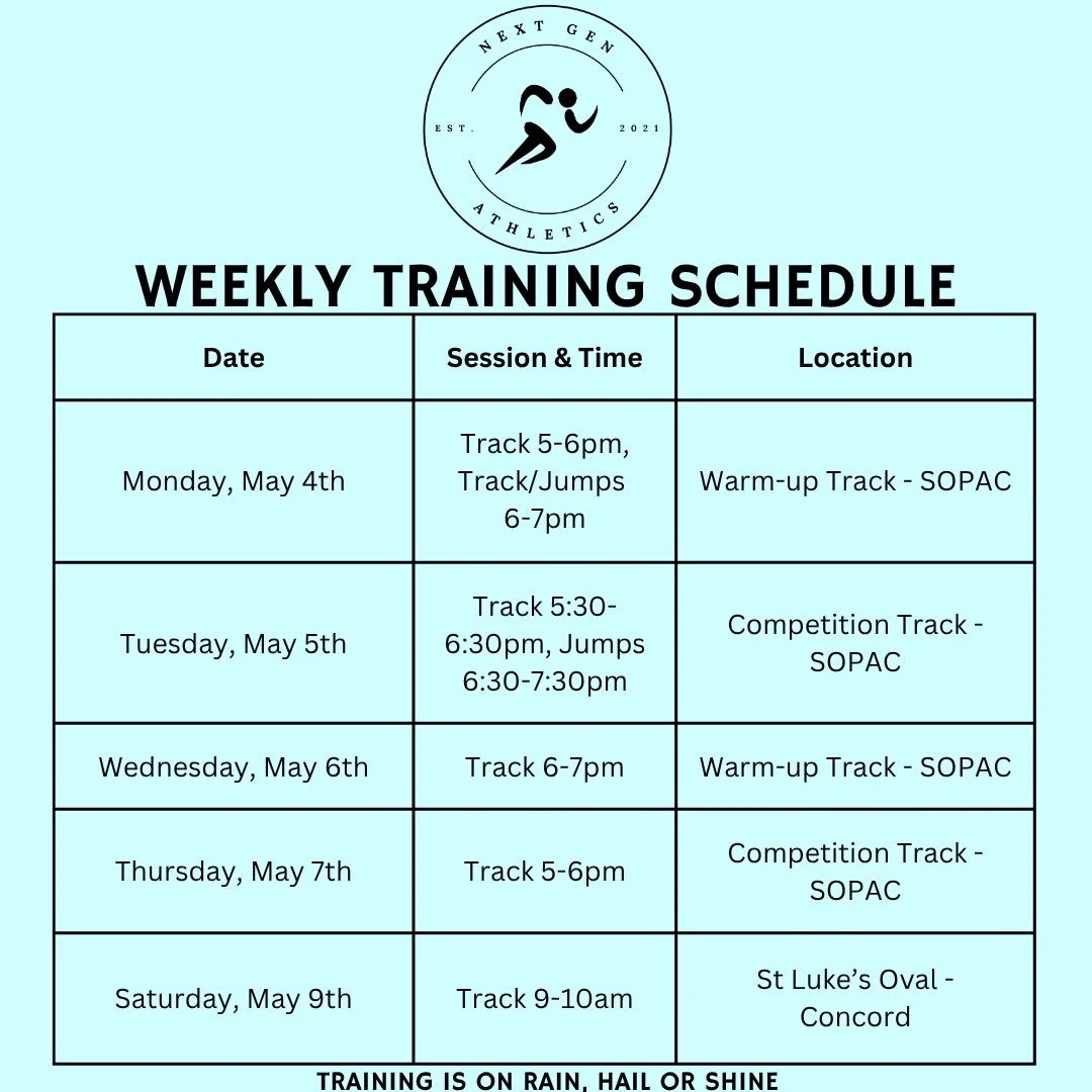 A normal week on the schedule exactly how we like it! 🔥

No changes, no distractions. Just consistent sessions, quality work, and athletes showing up ready to improve.

These are the weeks where progress is built - stacking good habits, refining tec