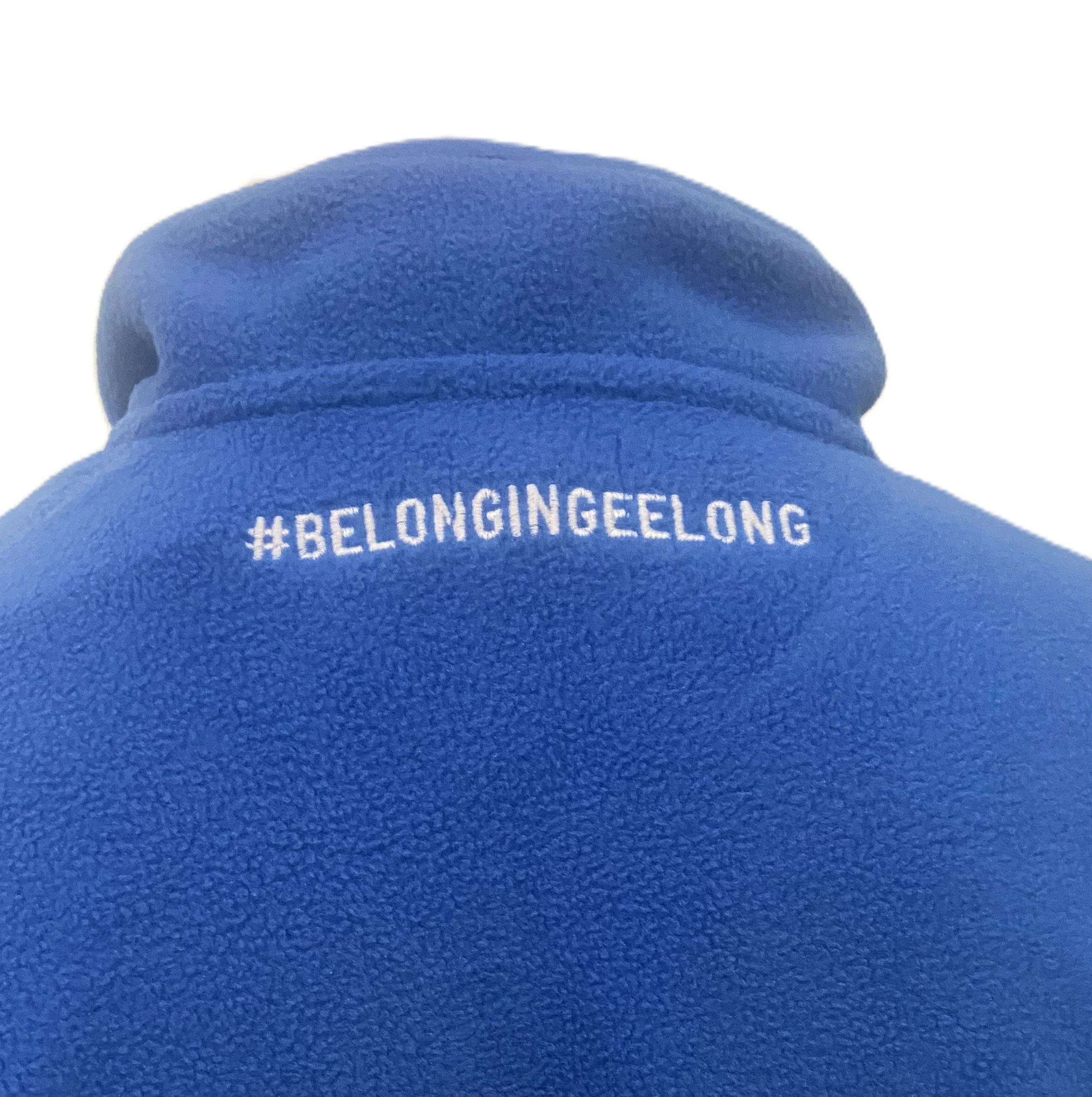 1/4 ZIP FLEECE BACK DETAIL