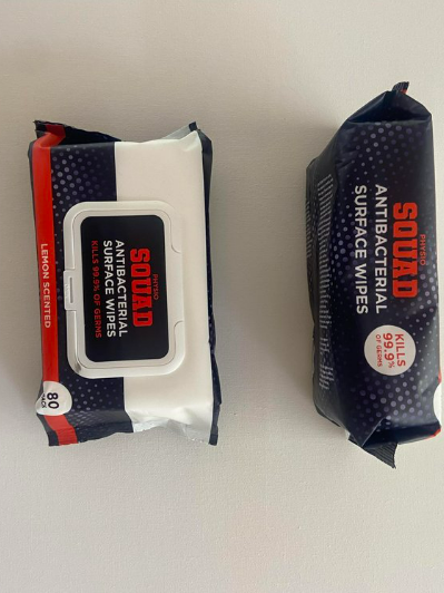 ANTIBACTERIAL SURFACE WIPES