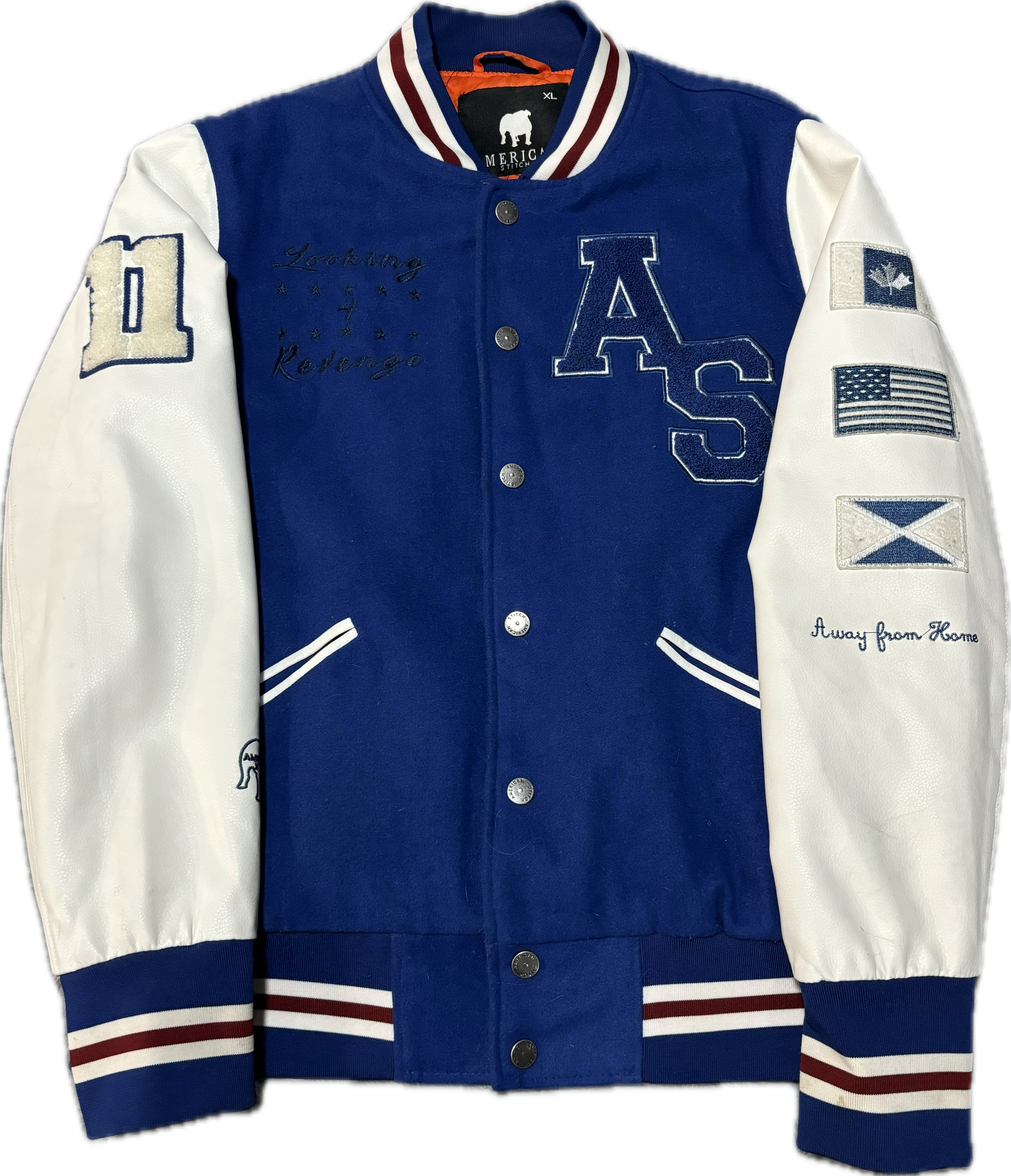 Blue & White Jacket, Youth XL