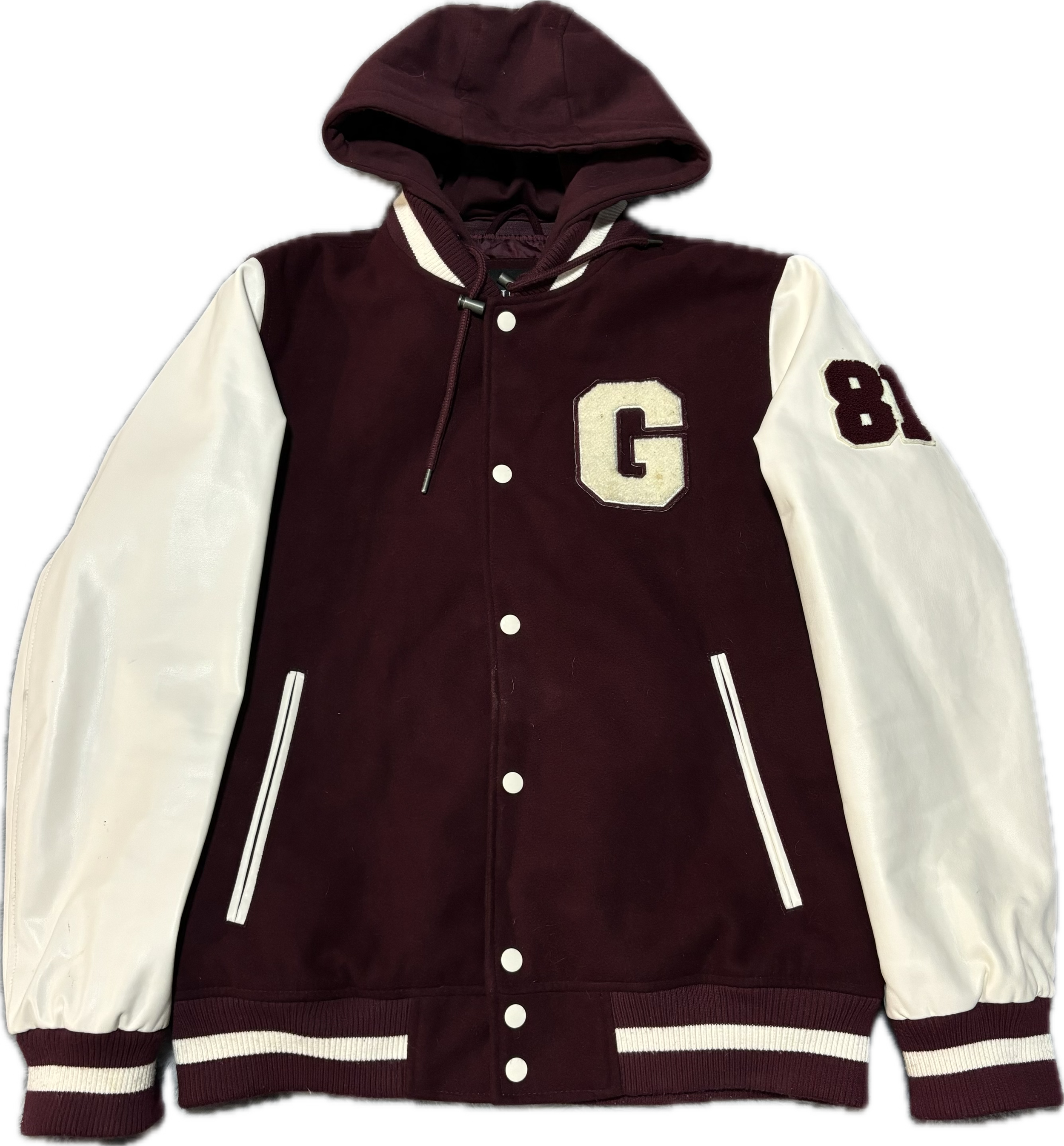 Maroon & Red Guess Jacket, Youth Medium