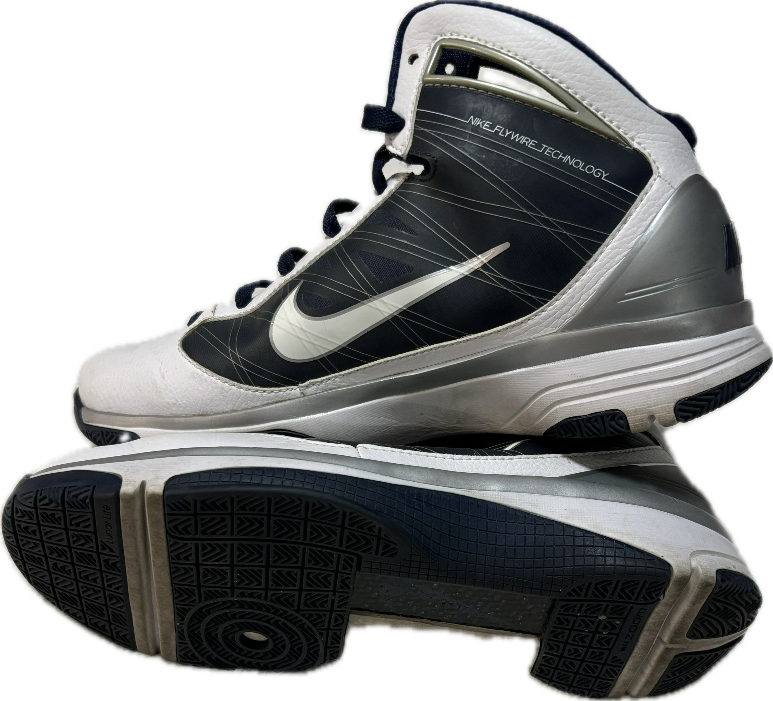 Black, White, Silver Nike, 8.5