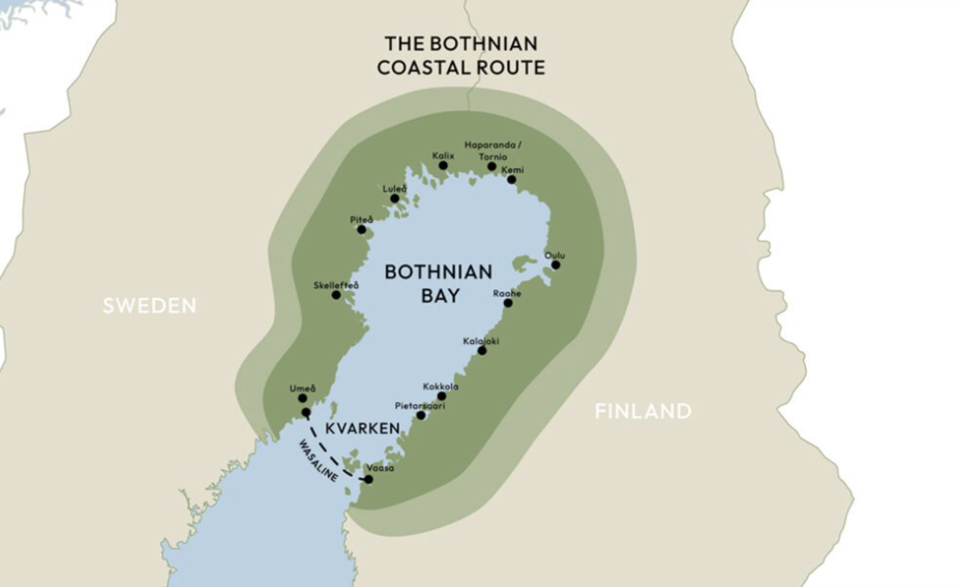 The Bothnian Bay map.