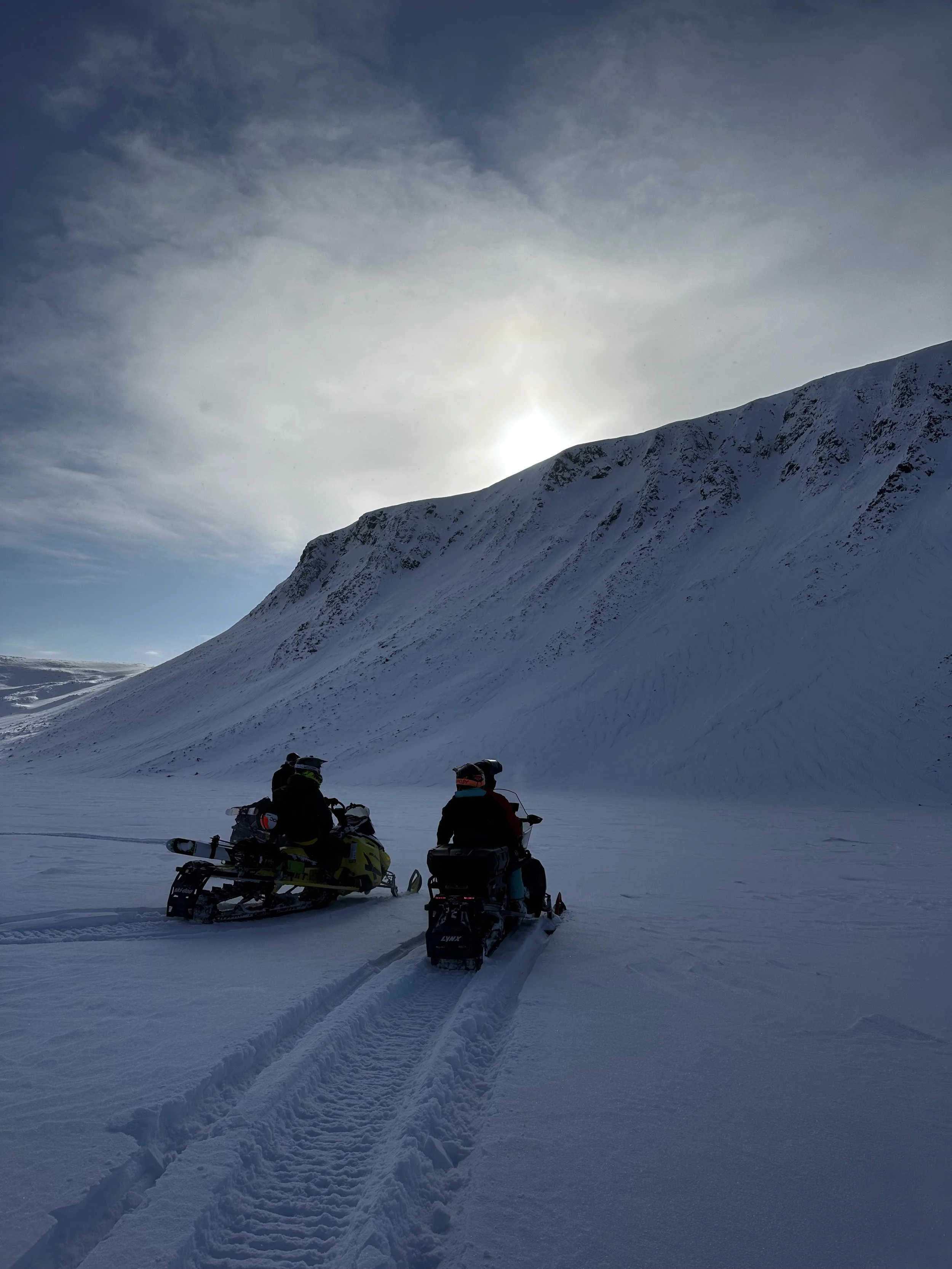Snowmobile experience in Fell Lapland