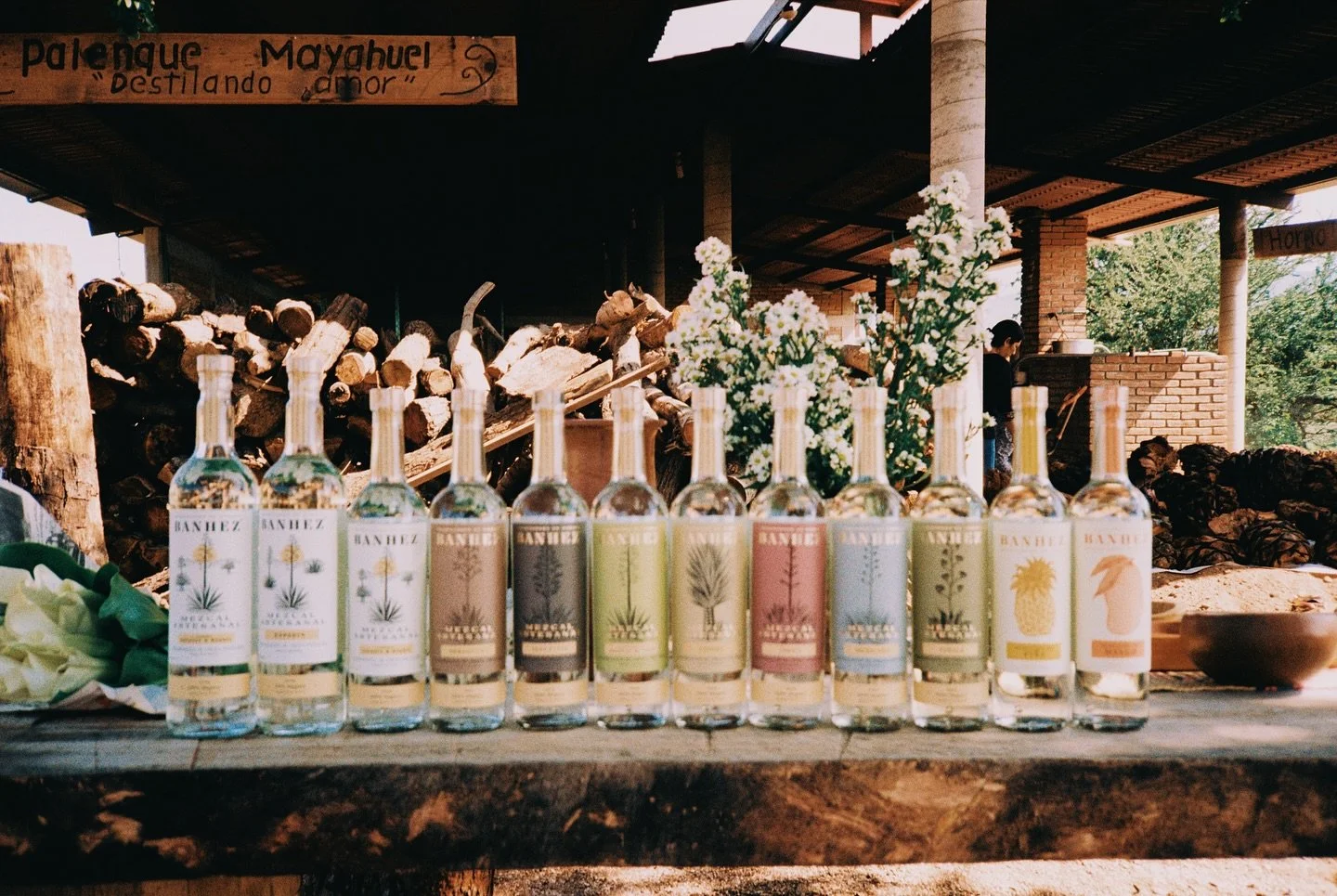 a collection of mezcal expressions from Banhez