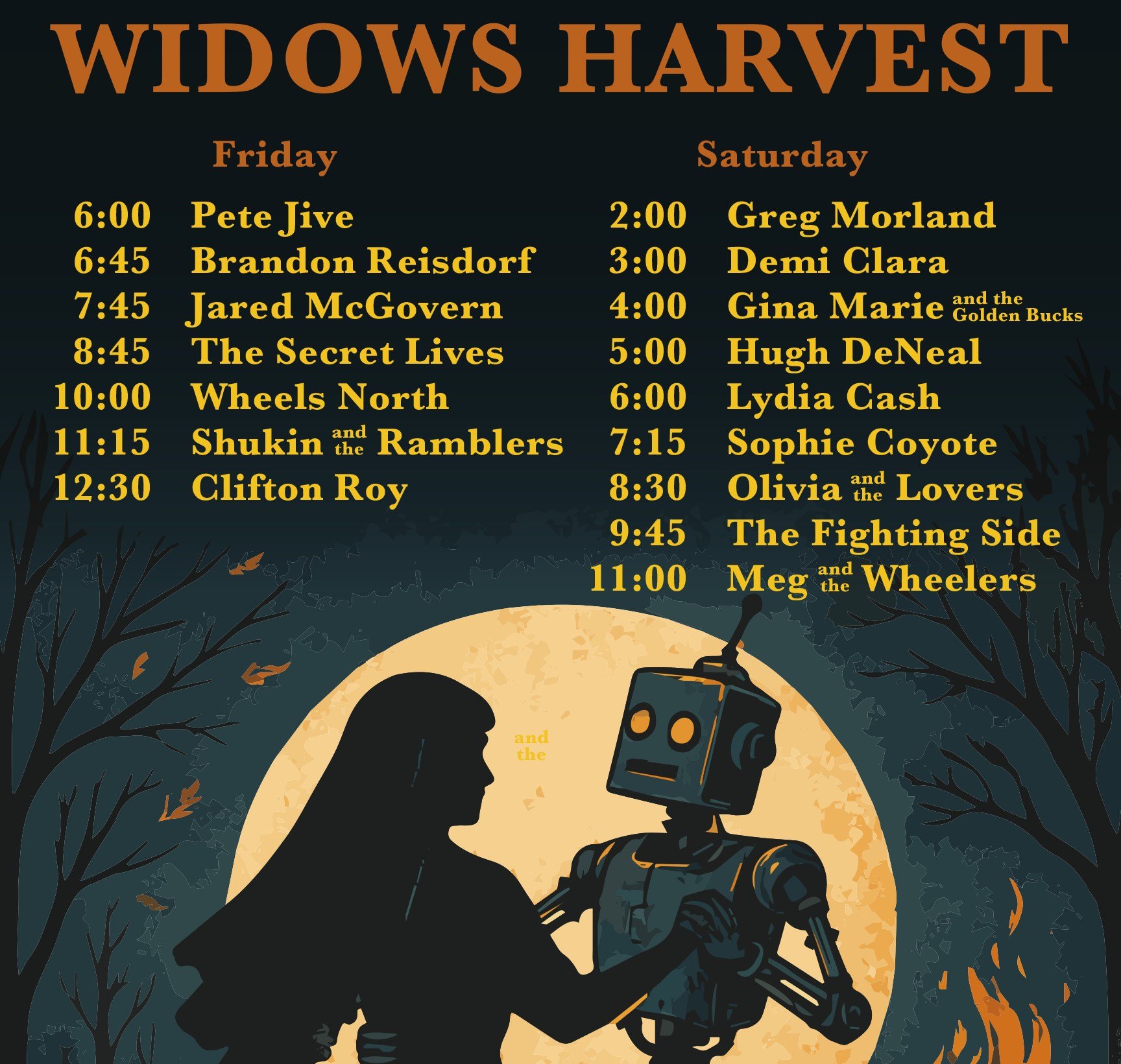 This weekend!! Widows Havest! I've attended for years and it is honestly one of my favorite music festivals there is. I am so grateful to be able to share my art there this year. If you have never been or never head of this event, please check it out